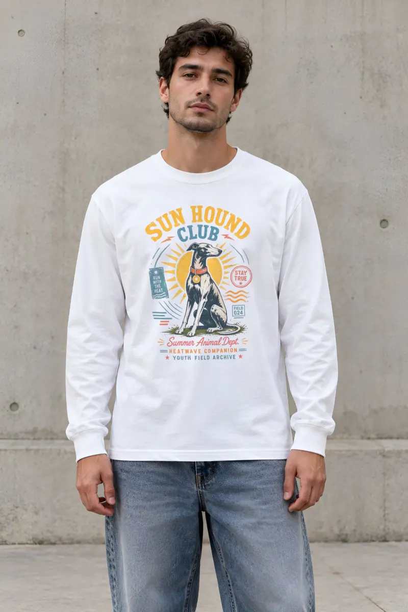 "Run With The Heat" Unisex Longsleeve T-shirt