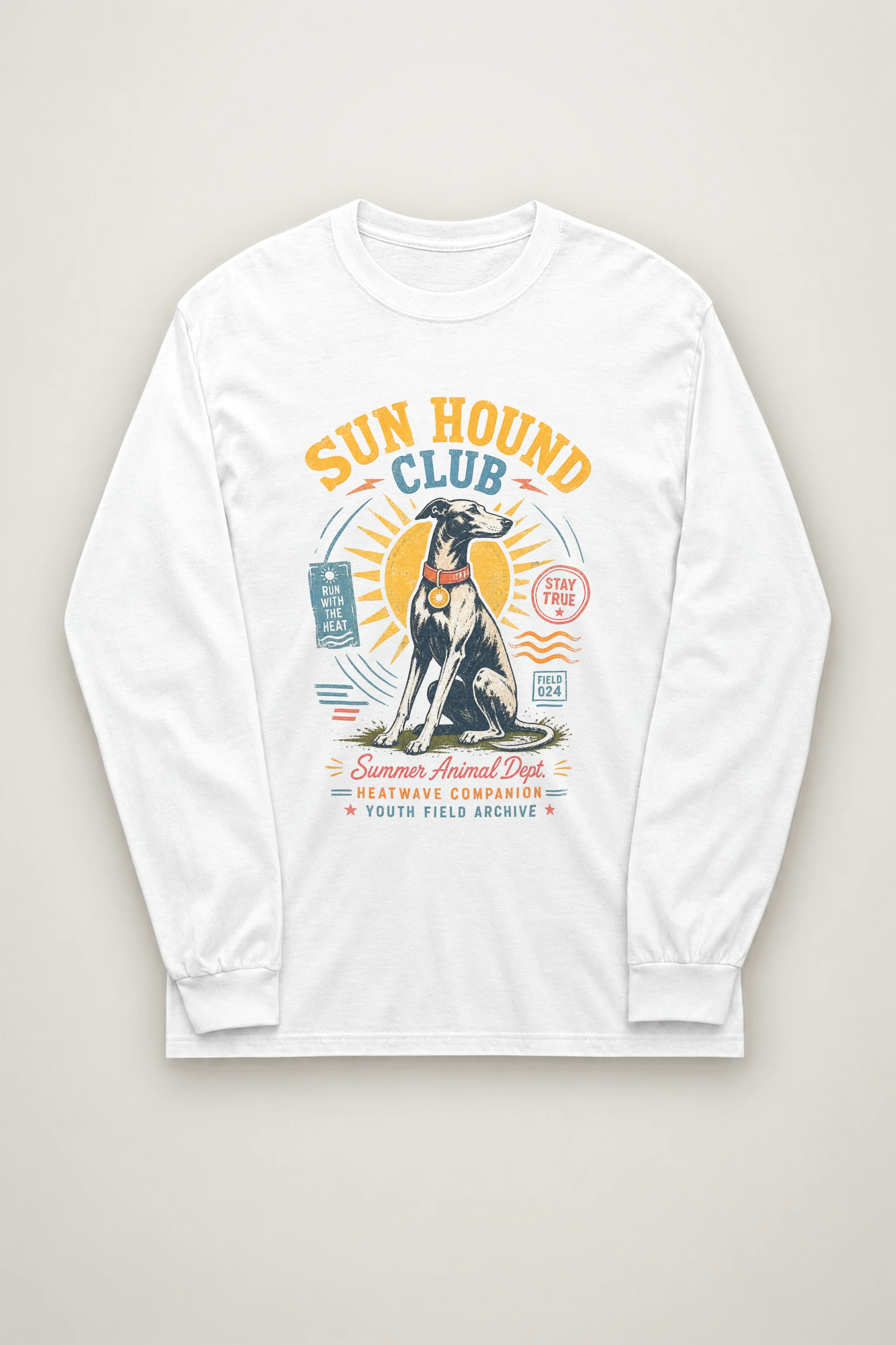 "Run With The Heat" Unisex Longsleeve T-shirt