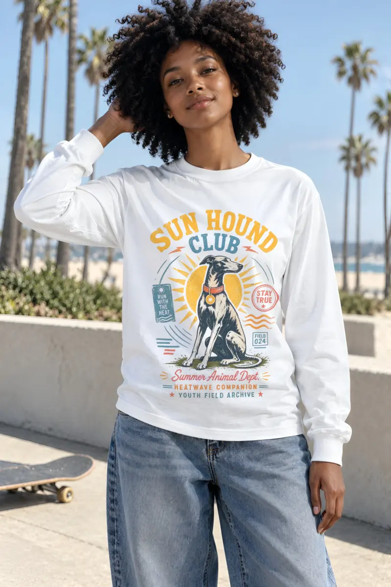"Run With The Heat" Unisex Longsleeve T-shirt