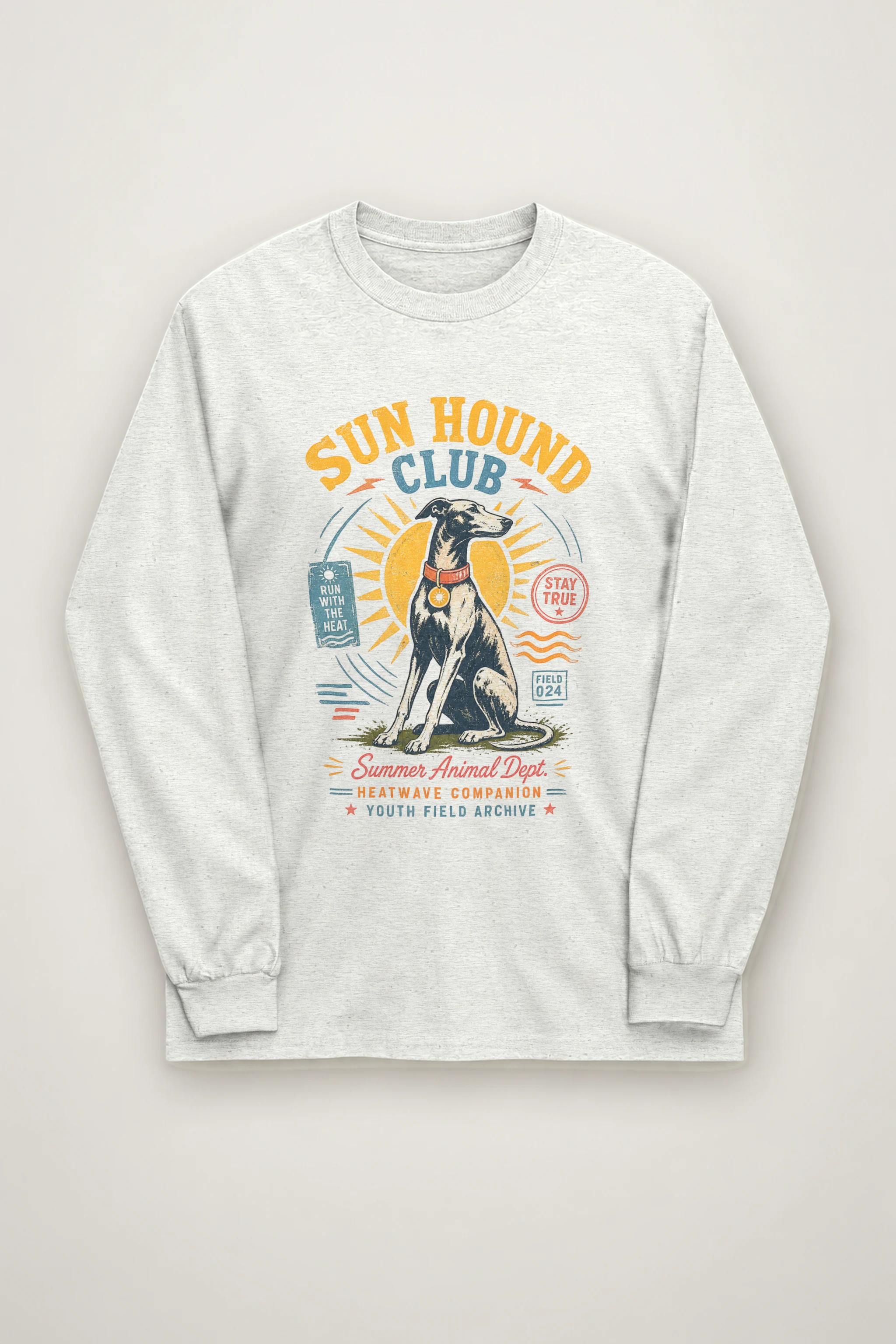 "Run With The Heat" Unisex Longsleeve T-shirt