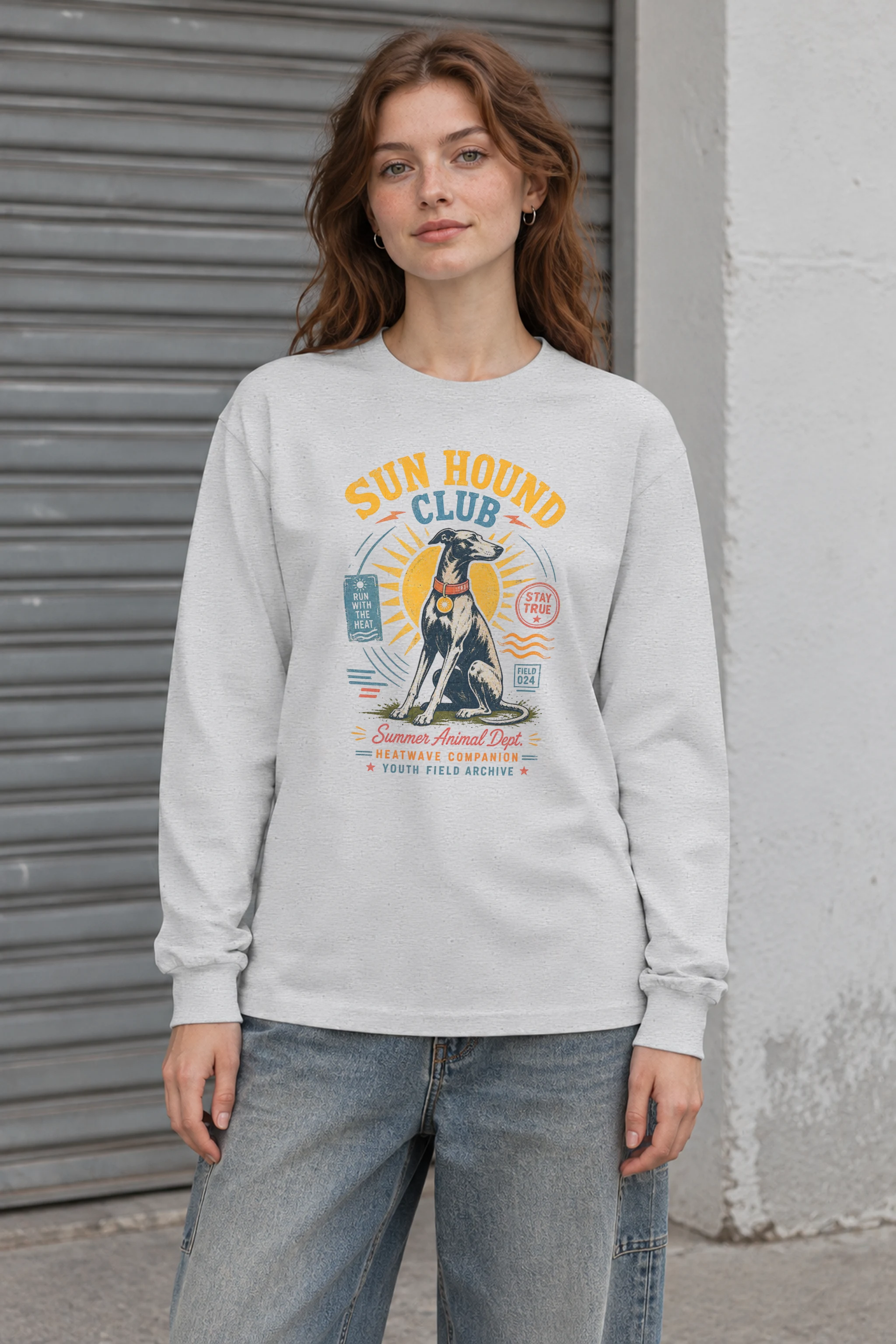 "Run With The Heat" Unisex Longsleeve T-shirt
