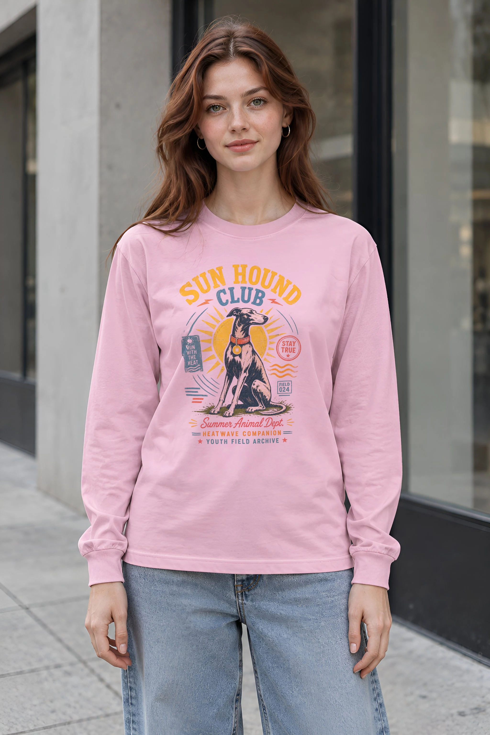 "Run With The Heat" Unisex Longsleeve T-shirt
