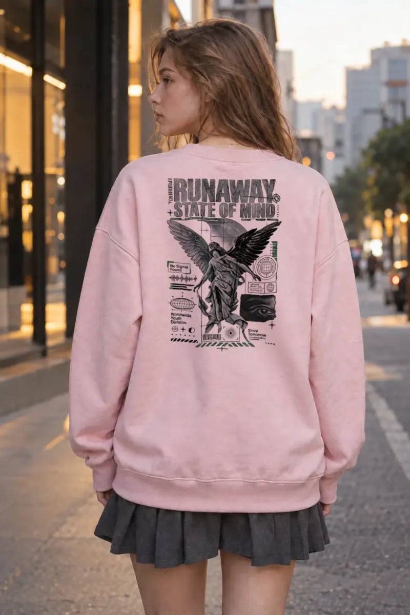 "Runaway State" Heavy Blend Unisex Crewneck Sweatshirt | Gildan 18000