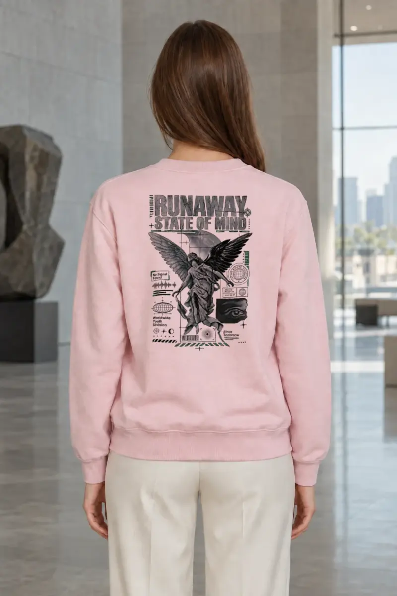 "Runaway State" Heavy Blend Unisex Crewneck Sweatshirt | Gildan 18000