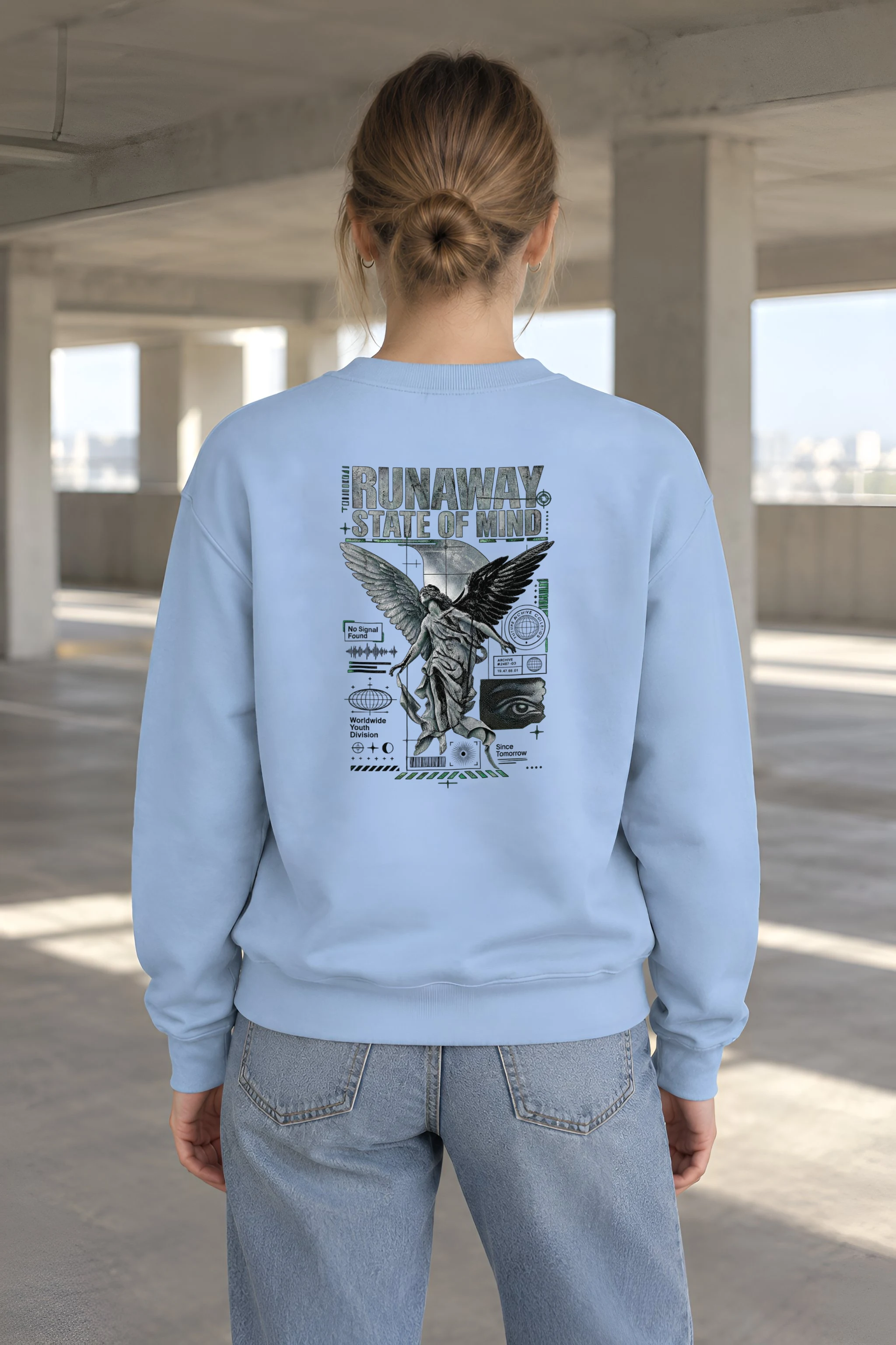 "Runaway State" 1 Crewneck Sweatshirt