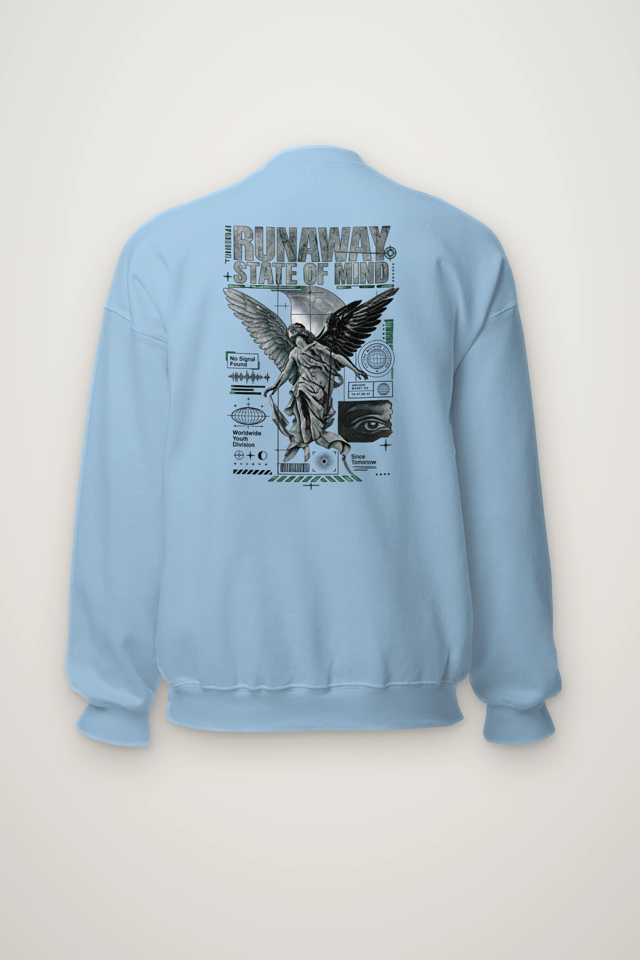 "Runaway State" Heavy Blend Unisex Crewneck Sweatshirt