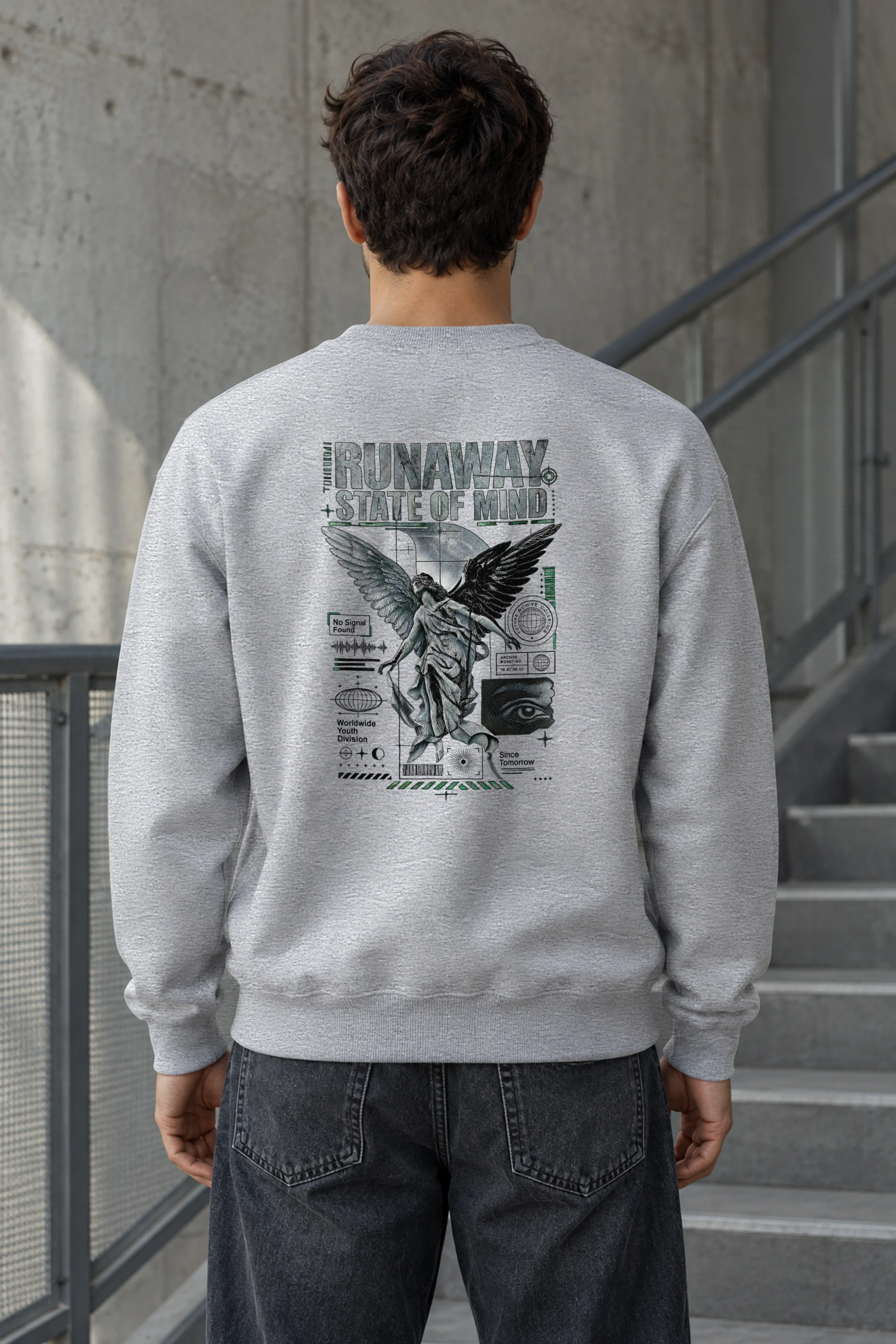 "Runaway State" 1 Crewneck Sweatshirt