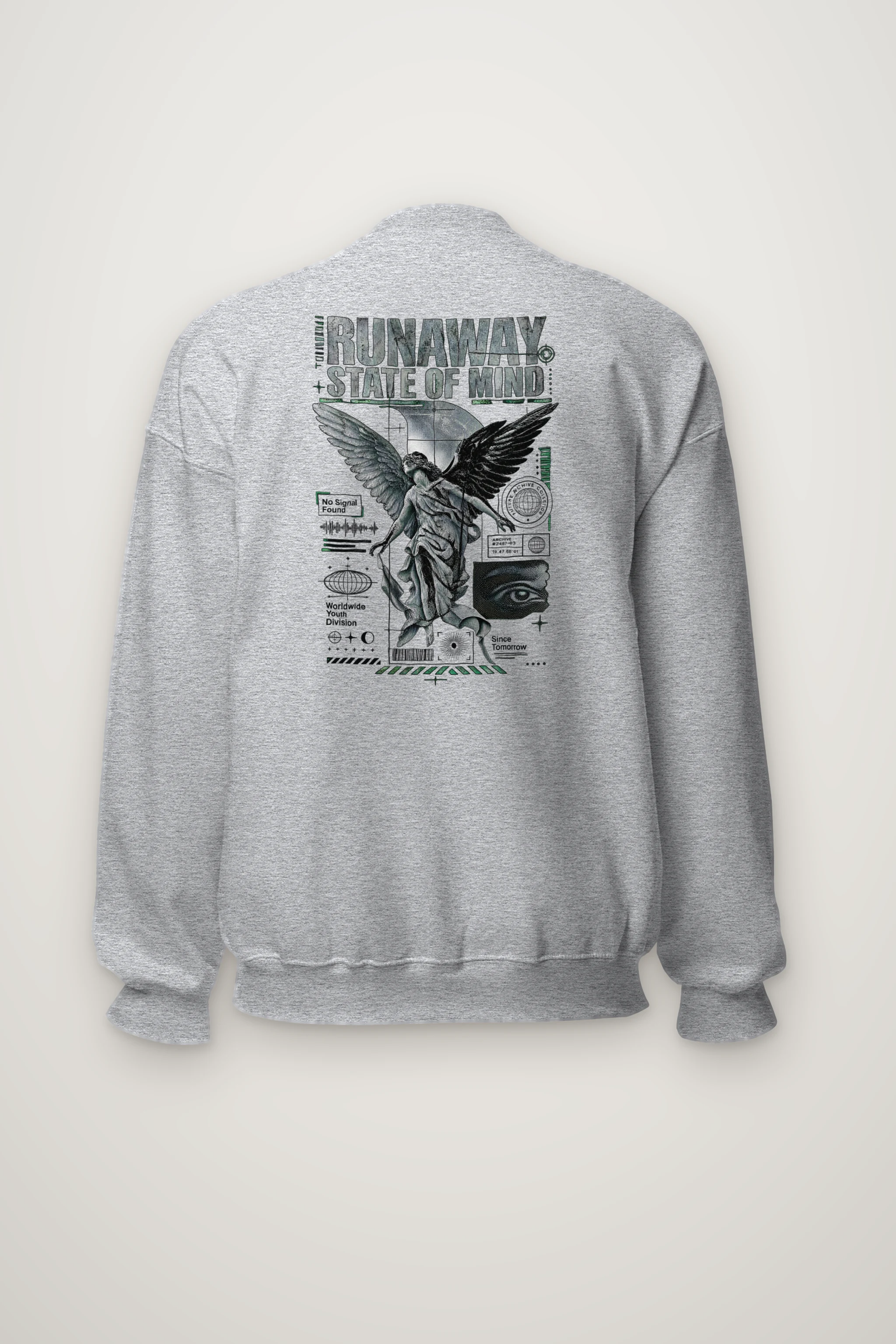 "Runaway State" Heavy Blend Unisex Crewneck Sweatshirt