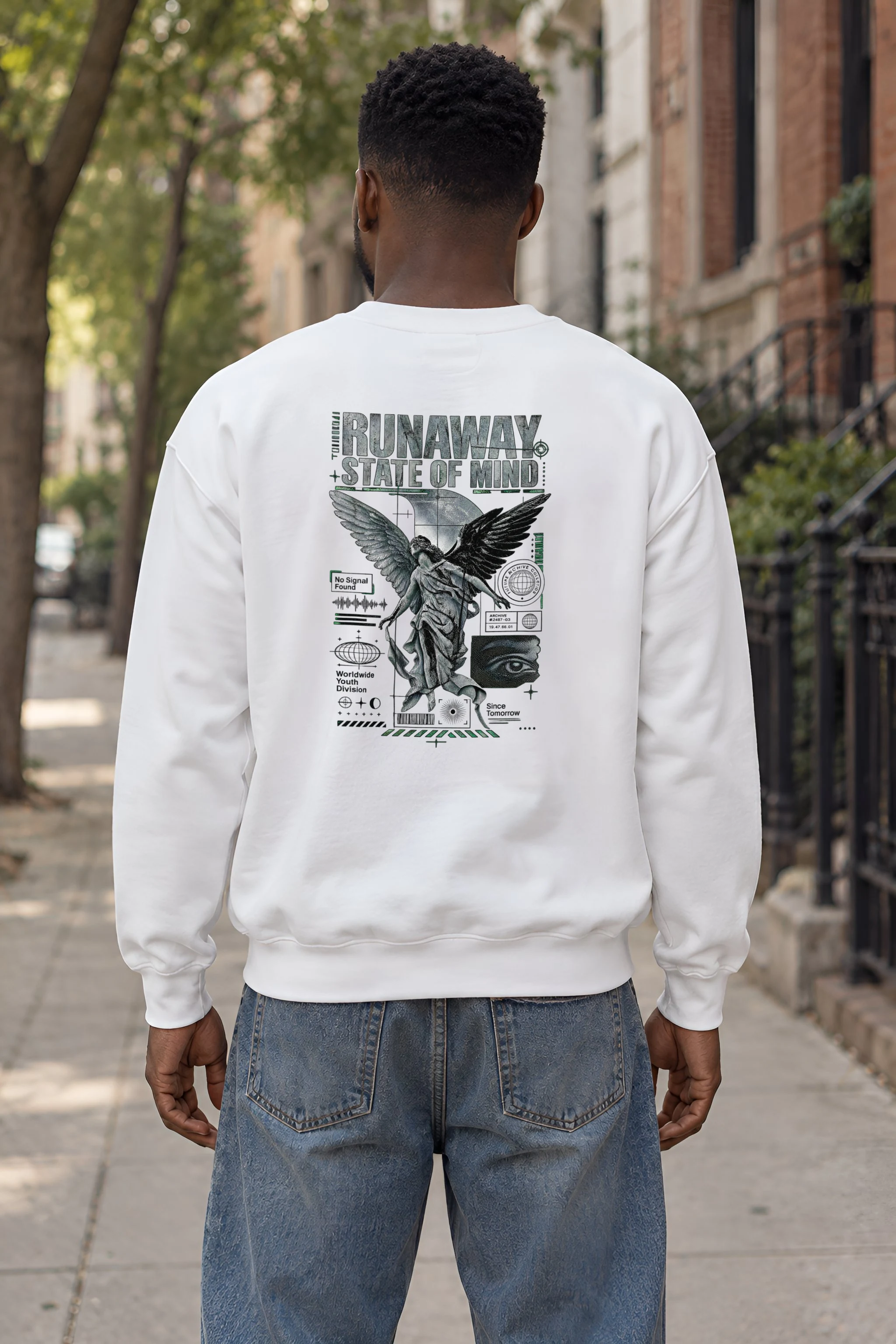 "Runaway State" 1 Crewneck Sweatshirt