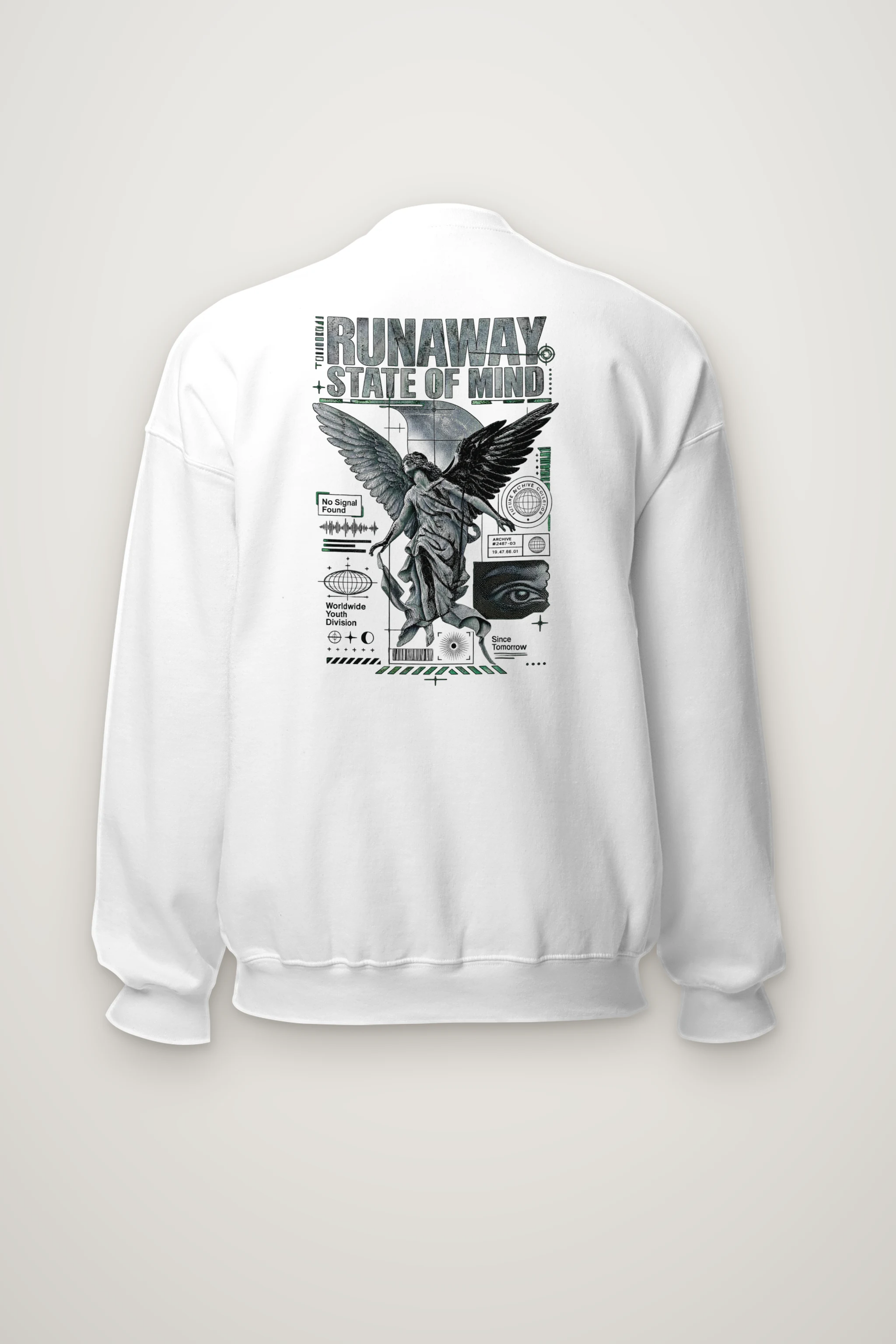 "Runaway State" Heavy Blend Unisex Crewneck Sweatshirt
