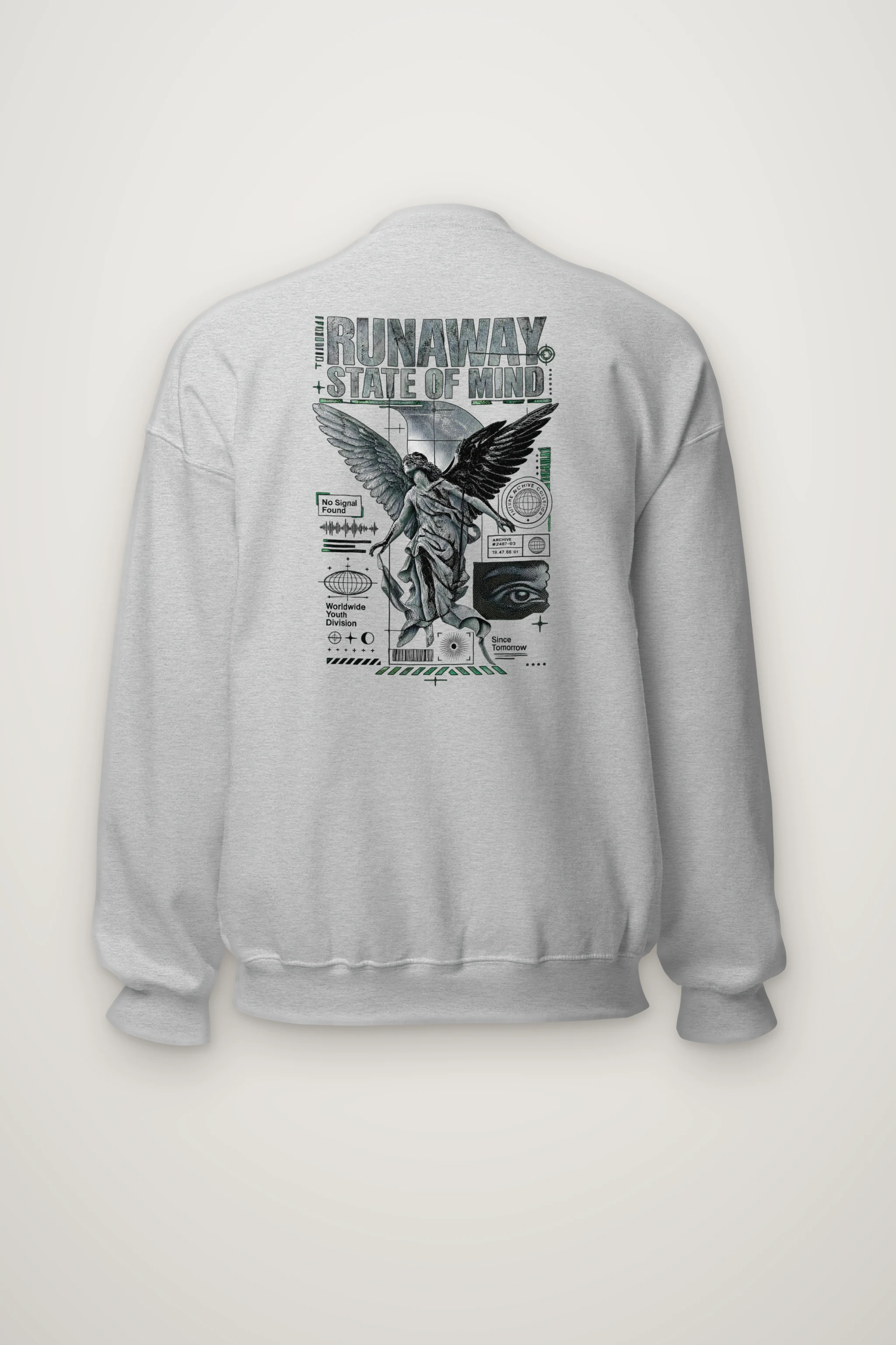 "Runaway State" Heavy Blend Unisex Crewneck Sweatshirt