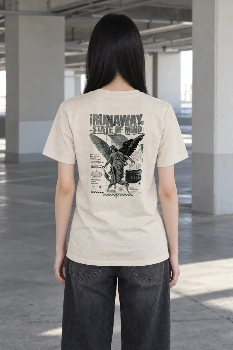 "Runaway State" Heavyweight Unisex Crewneck T-shirt