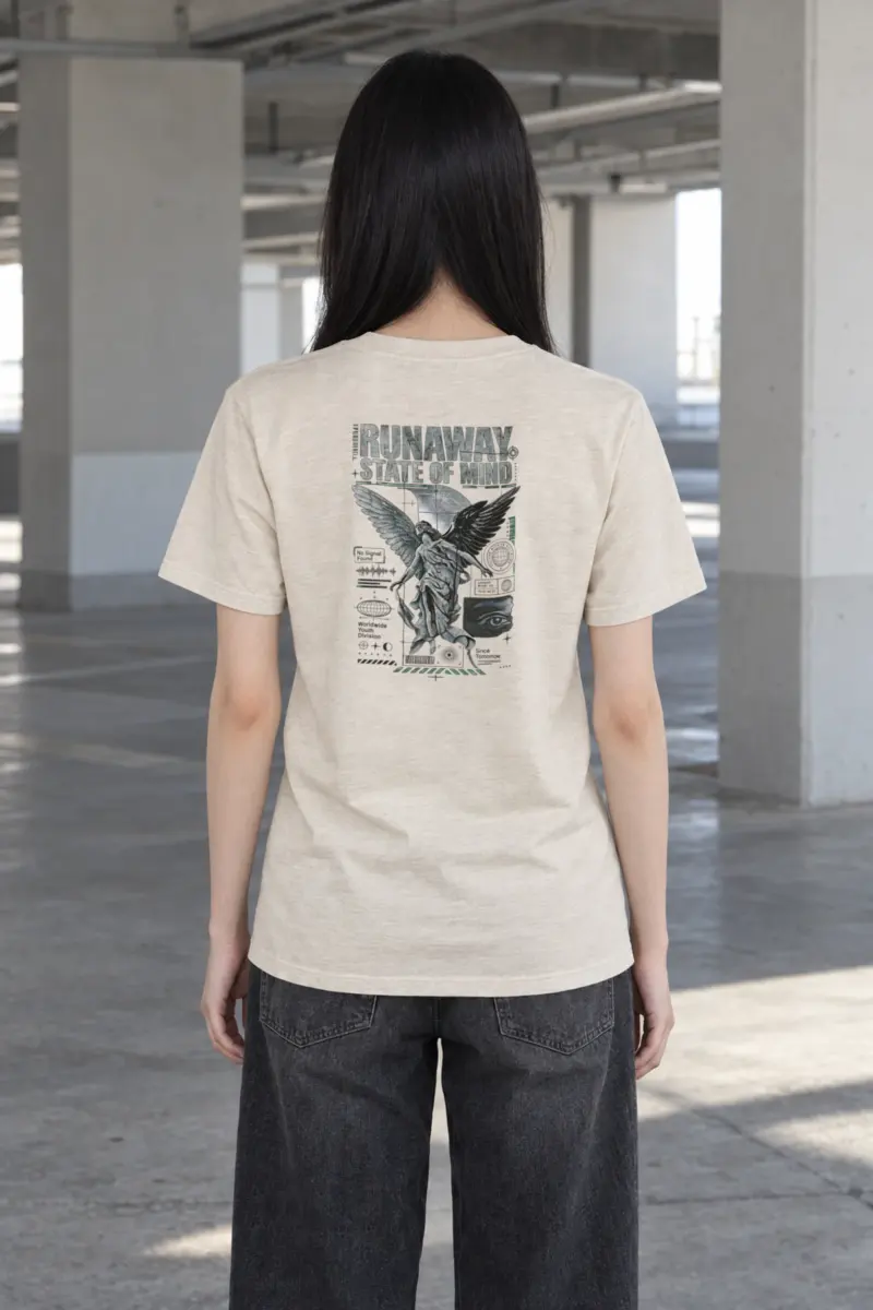 "Runaway State" Heavyweight Unisex Crewneck T-shirt