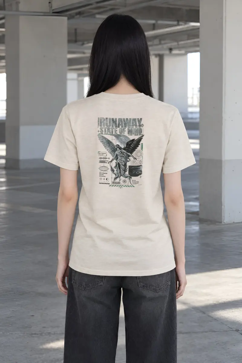"Runaway State" Heavyweight Unisex Crewneck T-shirt