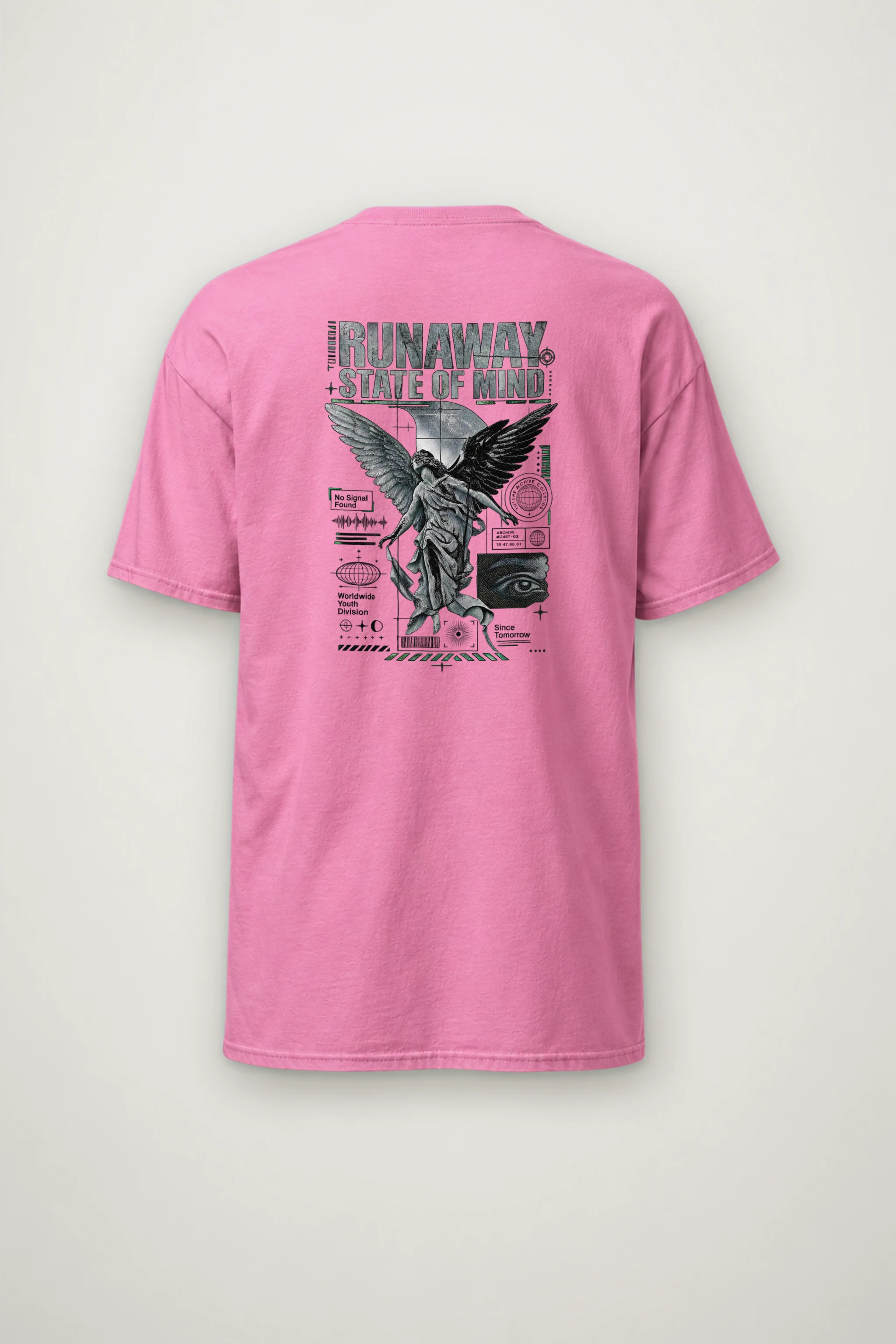"Runaway State" Heavyweight Unisex Crewneck T-shirt
