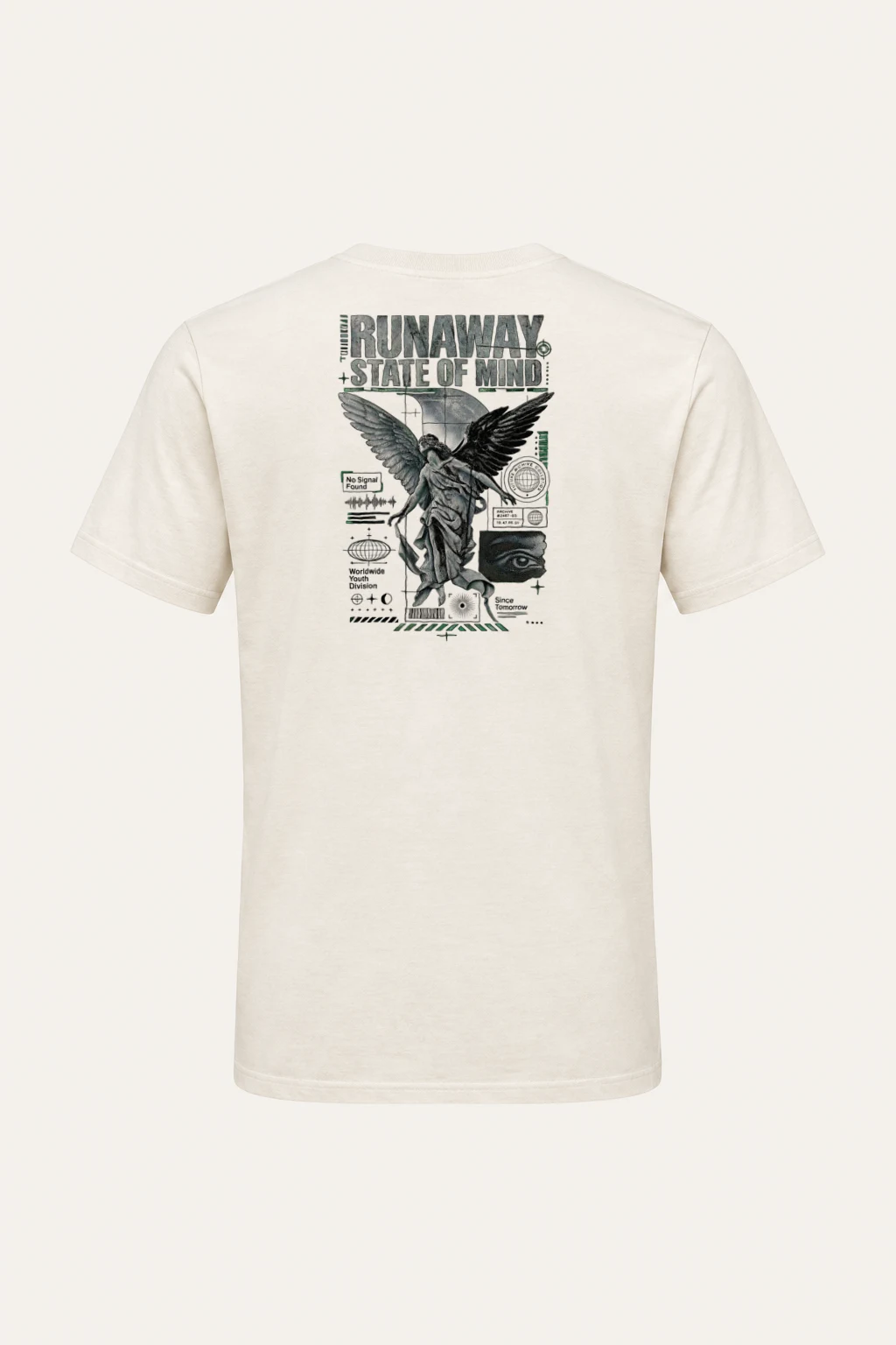 "Runaway State" Heavyweight Unisex Crewneck T-shirt | Gildan 5000
