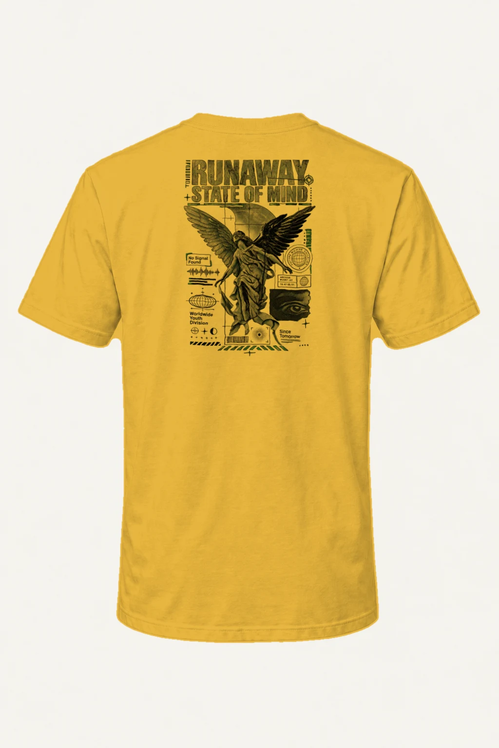 "Runaway State" Heavyweight Unisex Crewneck T-shirt | Gildan 5000