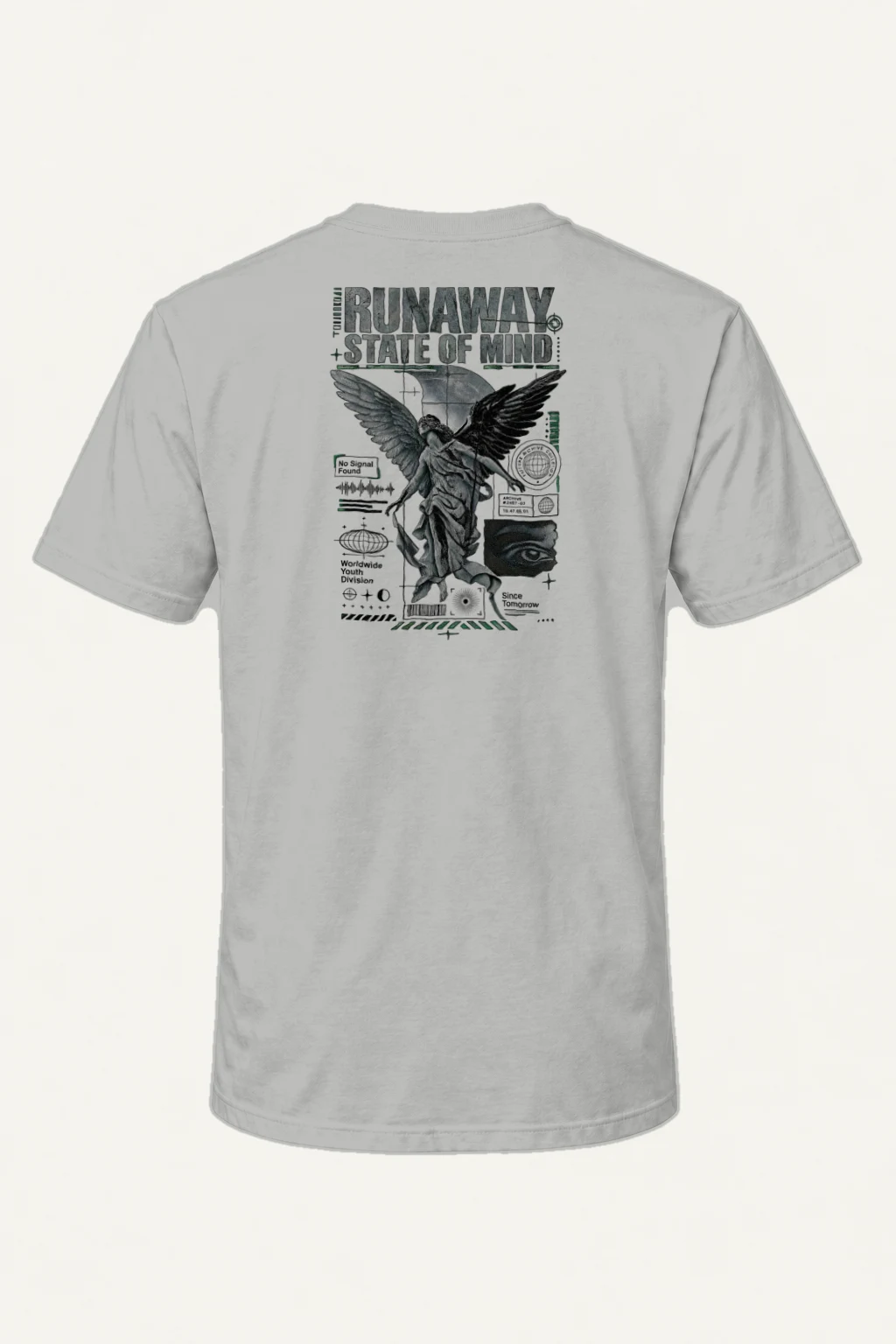 "Runaway State" Heavyweight Unisex Crewneck T-shirt | Gildan 5000