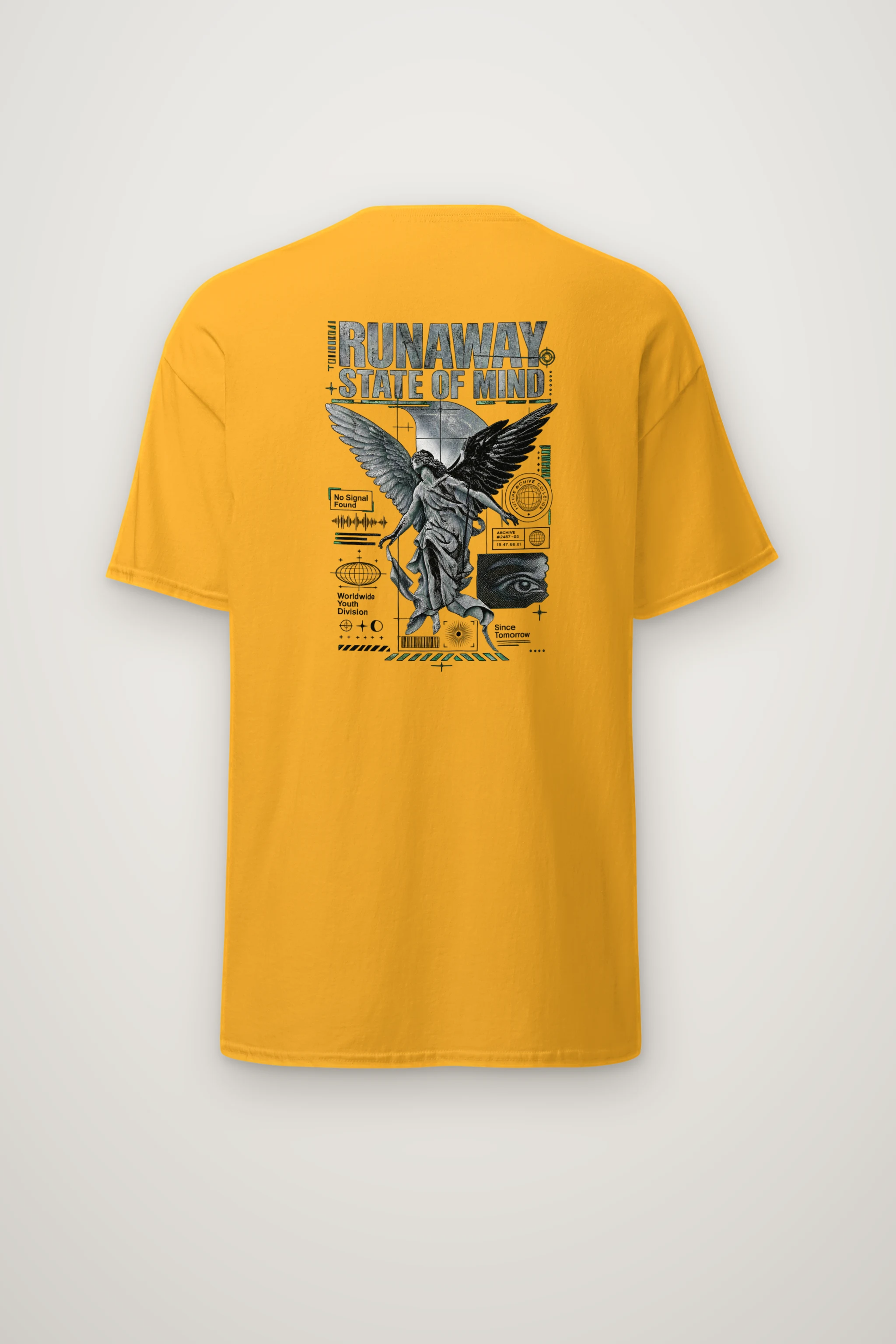"Runaway State" Heavyweight Unisex Crewneck T-shirt