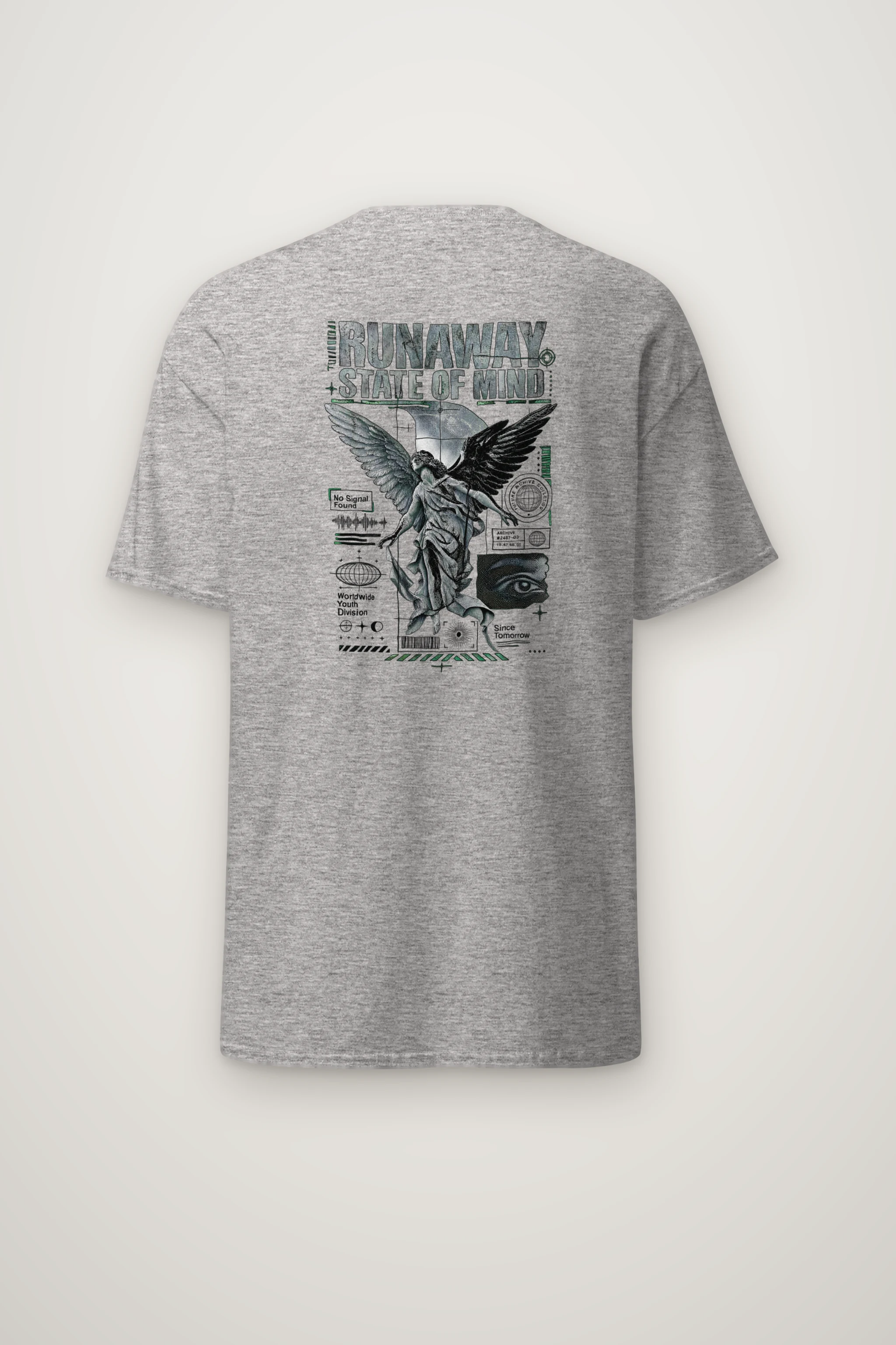 "Runaway State" Heavyweight Unisex Crewneck T-shirt