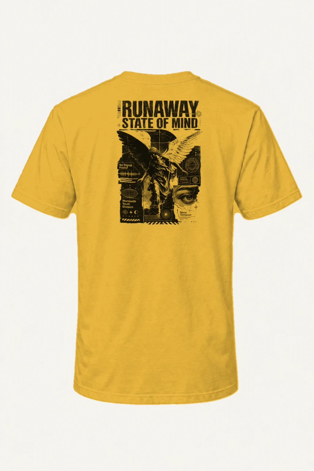 "Runaway State of Mind" Heavyweight Unisex Crewneck T-shirt | Gildan 5000