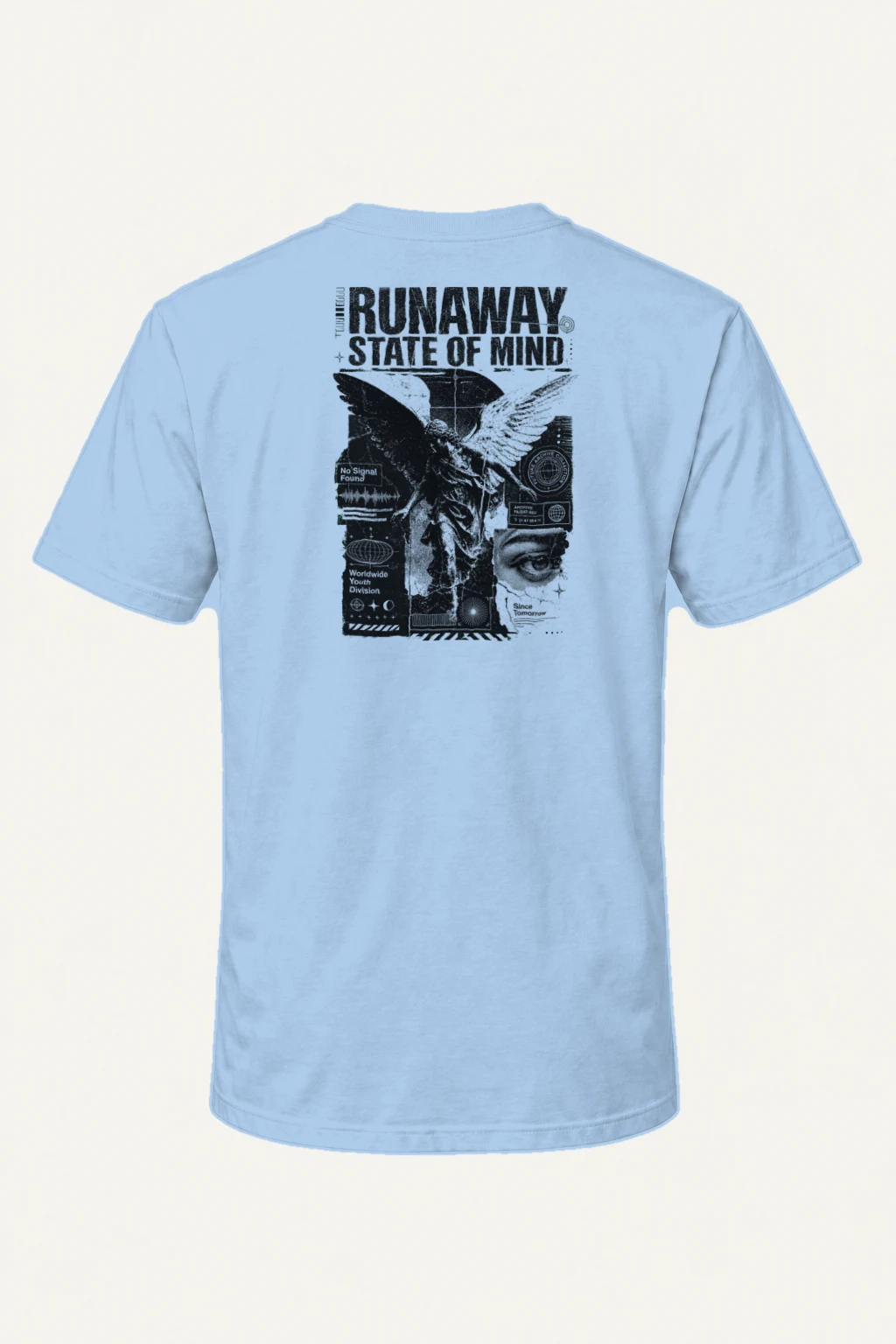 "Runaway State of Mind" Heavyweight Unisex Crewneck T-shirt | Gildan 5000