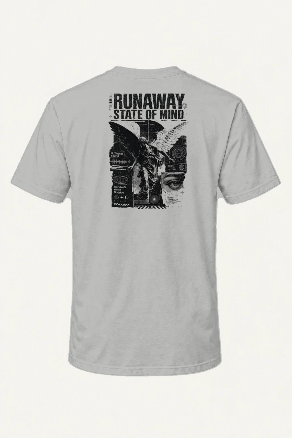 "Runaway State of Mind" Heavyweight Unisex Crewneck T-shirt | Gildan 5000