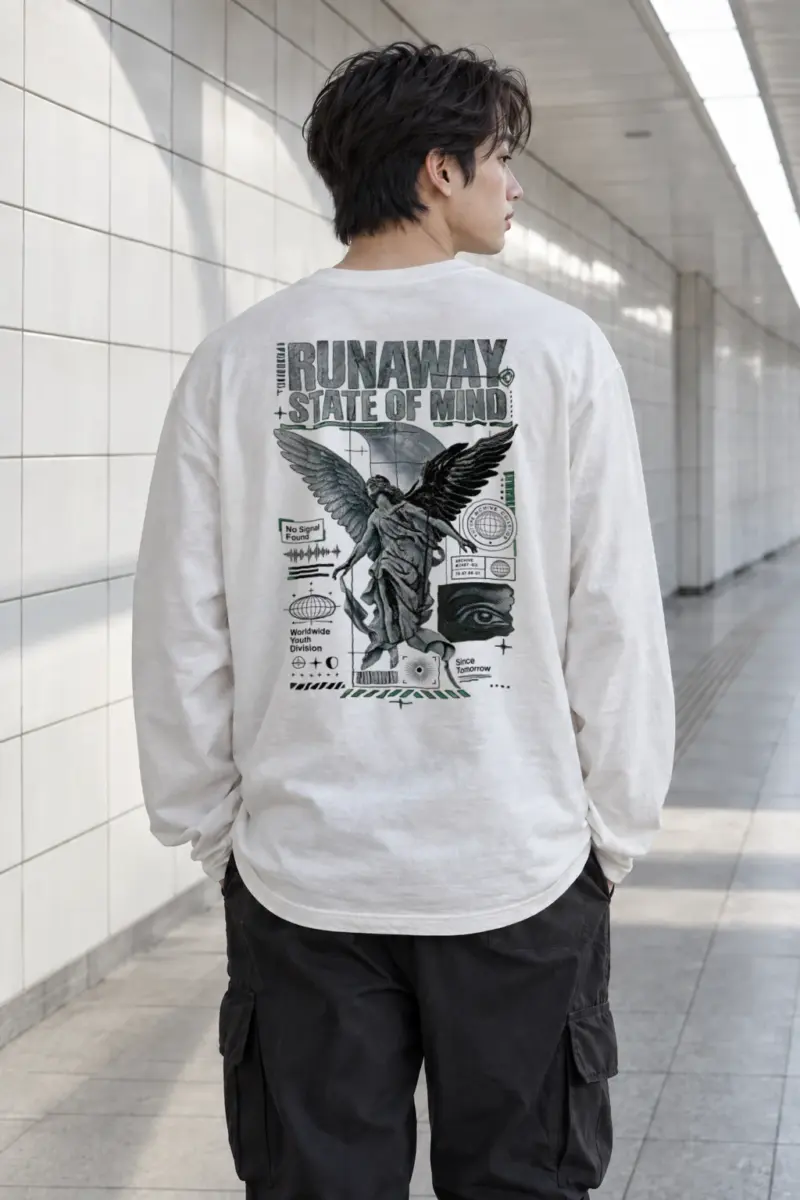"Runaway State Of Mind" Unisex Longsleeve T-shirt | Gildan 2400