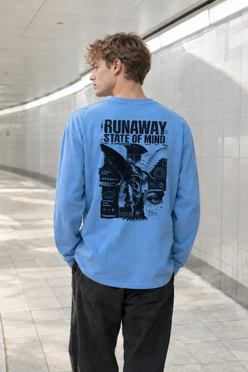 "Runaway State Of Mind" Unisex Longsleeve T-shirt | Gildan 2400