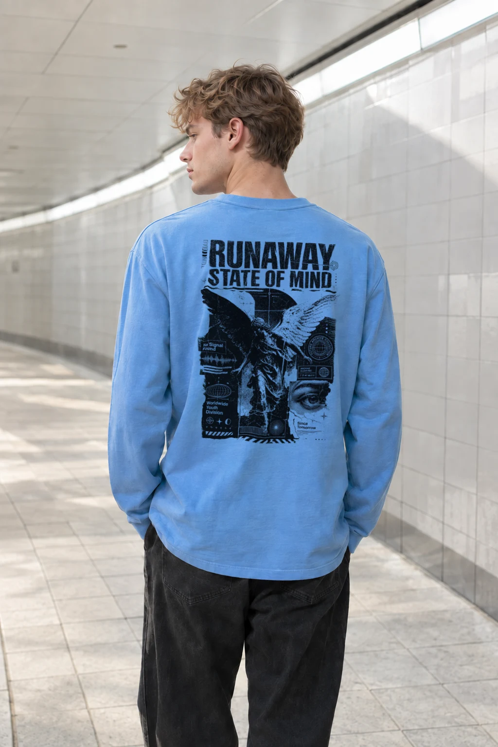 "Runaway State Of Mind" Unisex Longsleeve T-shirt | Gildan 2400