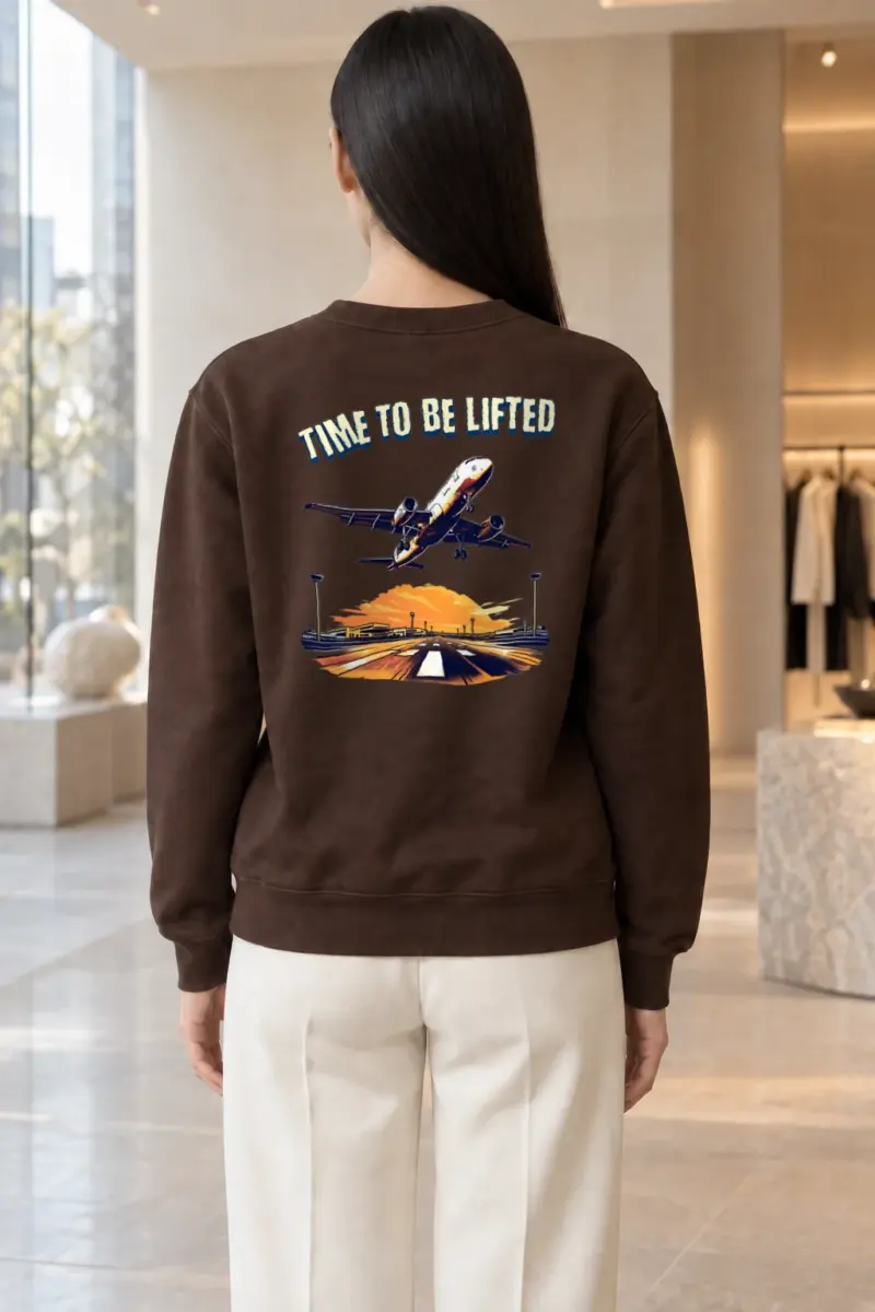 "Runway Ascent" Heavy Blend Unisex Crewneck Sweatshirt | Gildan 18000