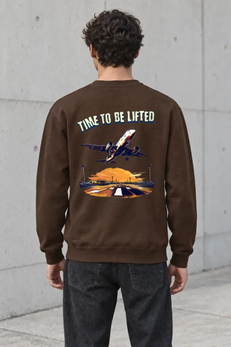 "Runway Ascent" Heavy Blend Unisex Crewneck Sweatshirt | Gildan 18000