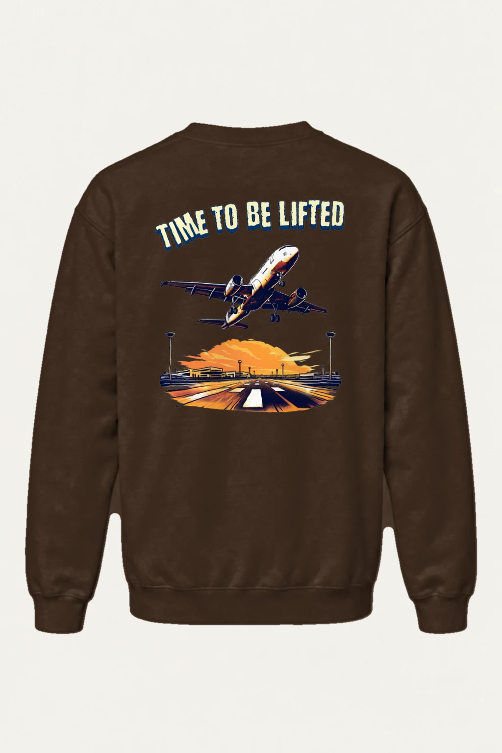 "Runway Ascent" Heavy Blend Unisex Crewneck Sweatshirt | Gildan 18000