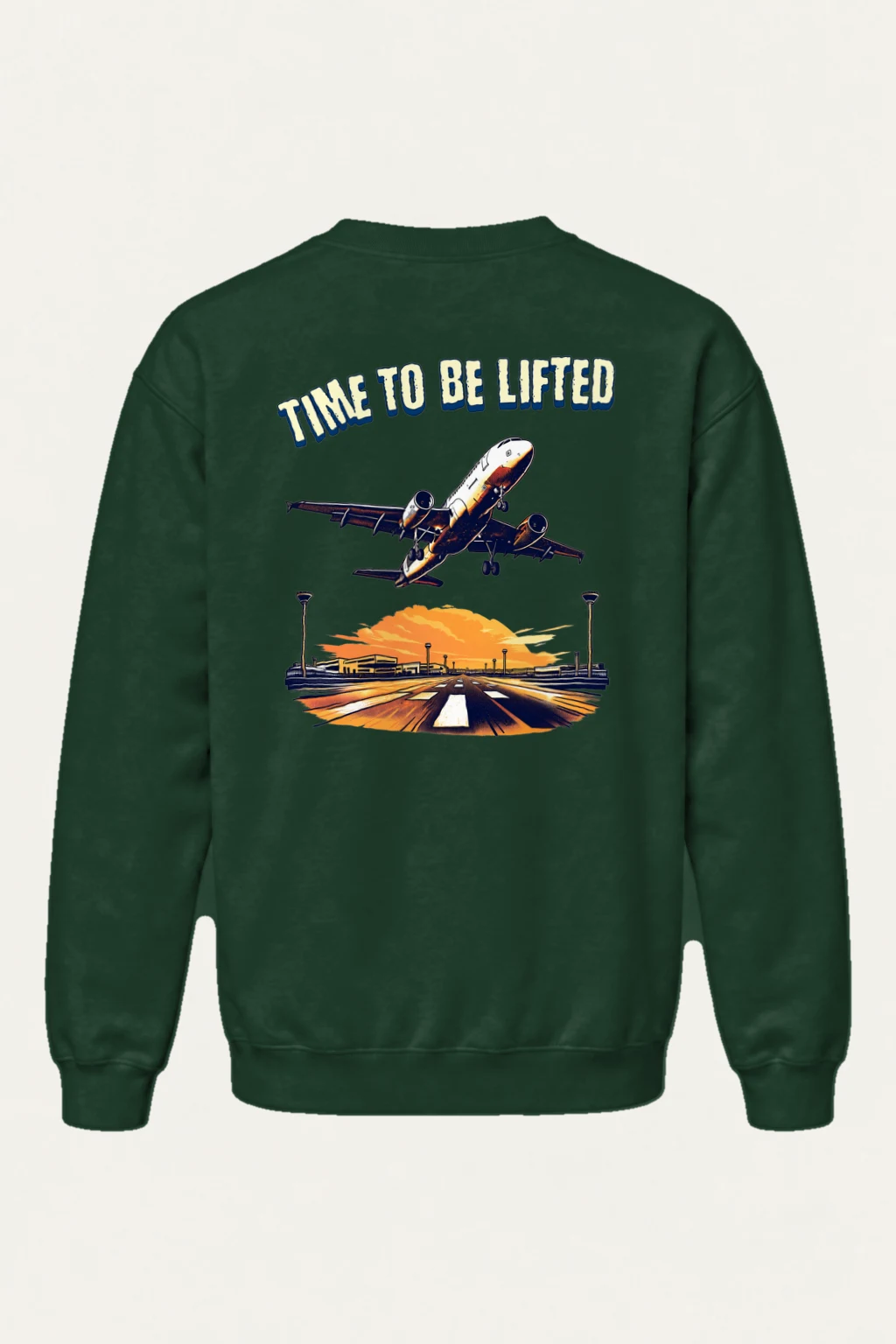 "Runway Ascent" Heavy Blend Unisex Crewneck Sweatshirt | Gildan 18000