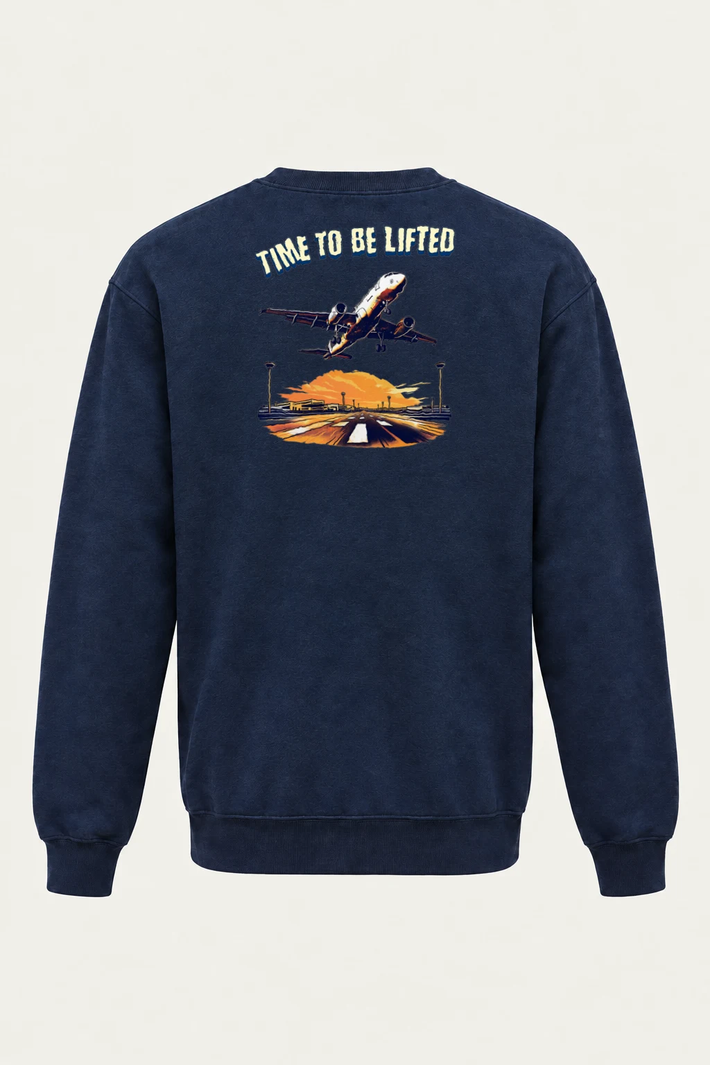 "Runway Ascent" Heavy Blend Unisex Crewneck Sweatshirt | Gildan 18000