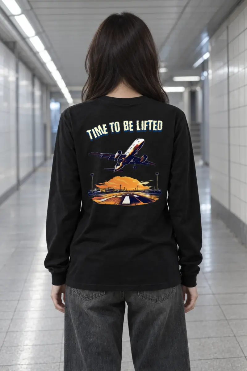 "Runway Ascent" Unisex Longsleeve T-shirt | Gildan 2400