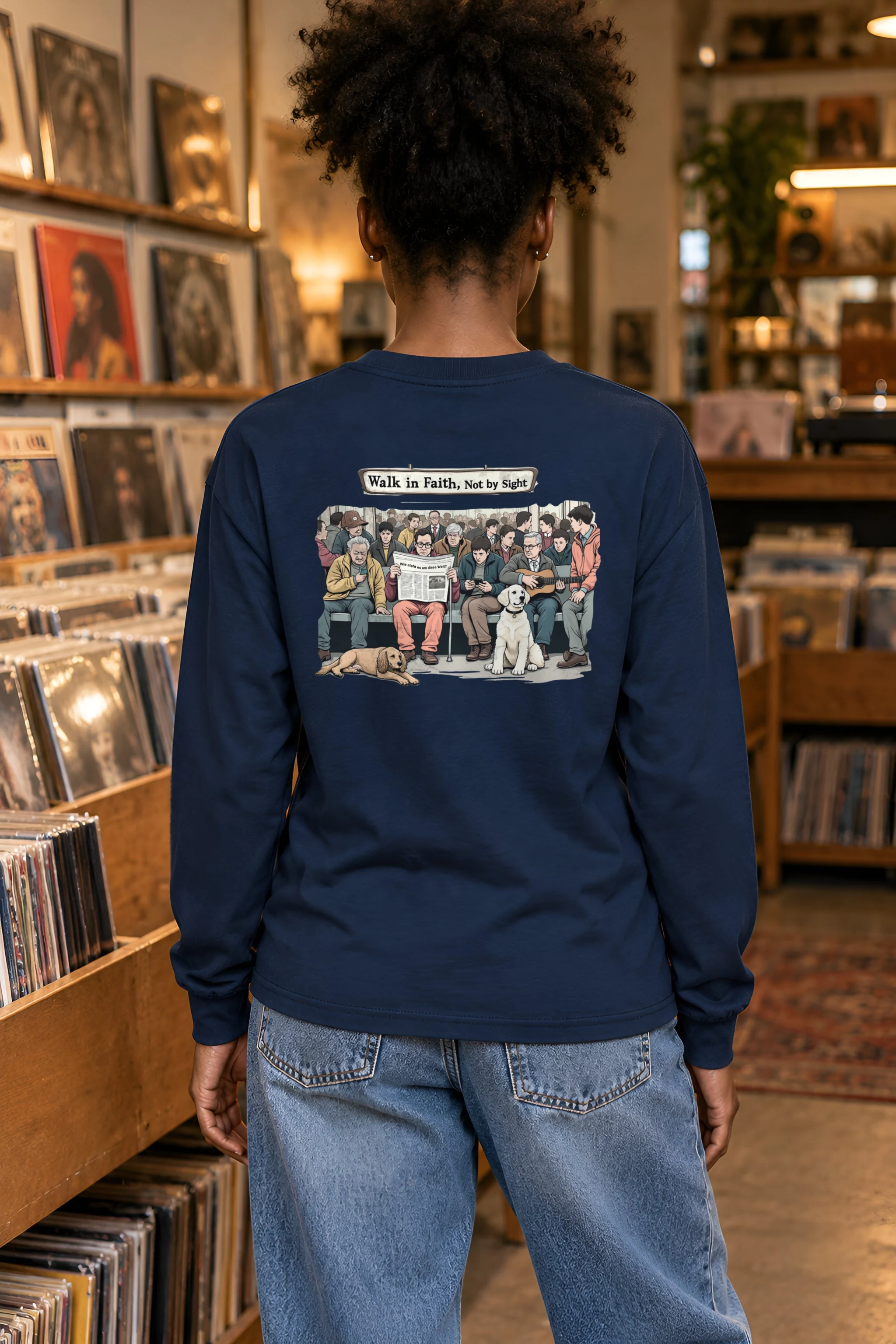 "Rush Hour Chorus" Unisex Longsleeve T-shirt