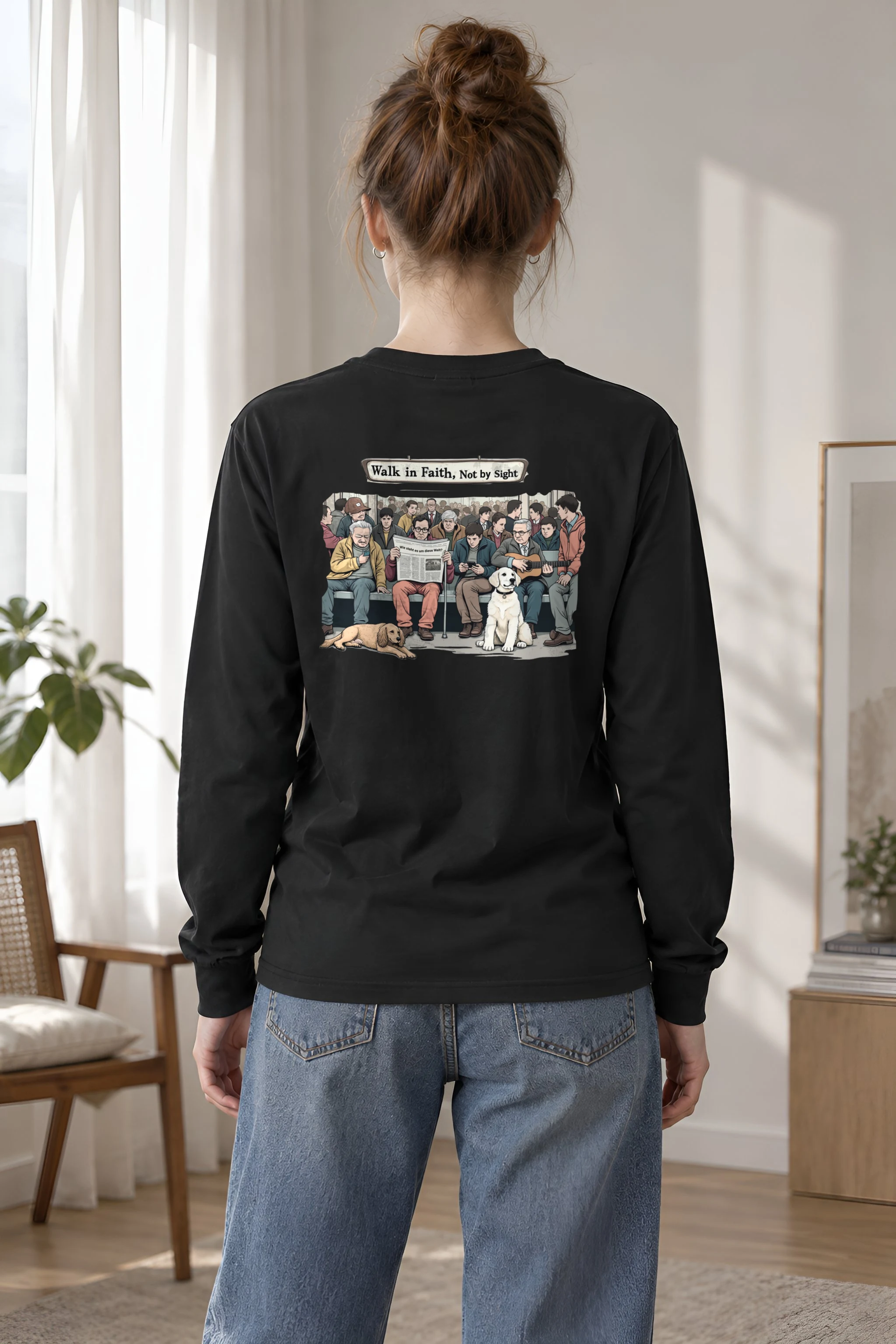 "Rush Hour Chorus" Unisex Longsleeve T-shirt