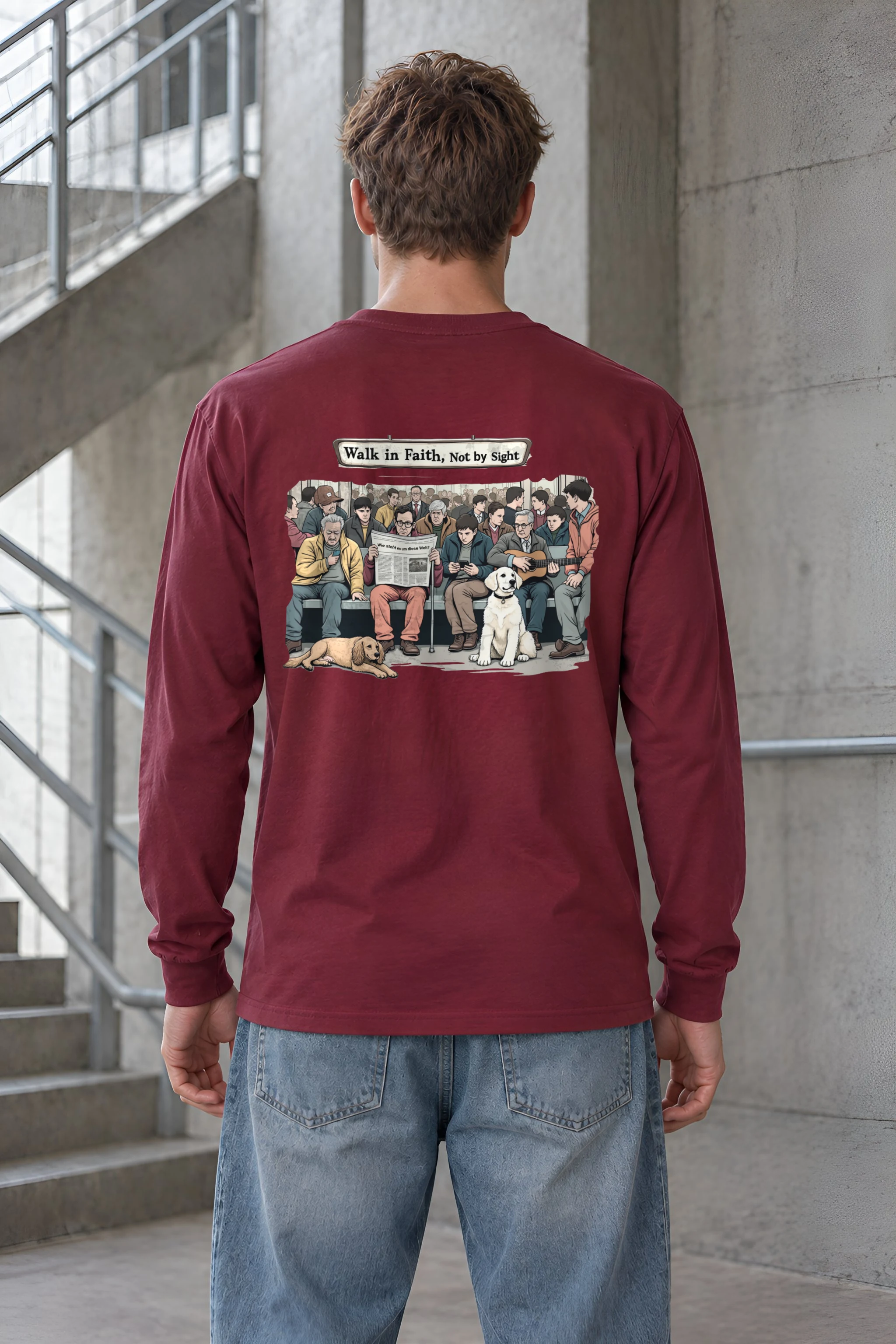 "Rush Hour Chorus" Unisex Longsleeve T-shirt