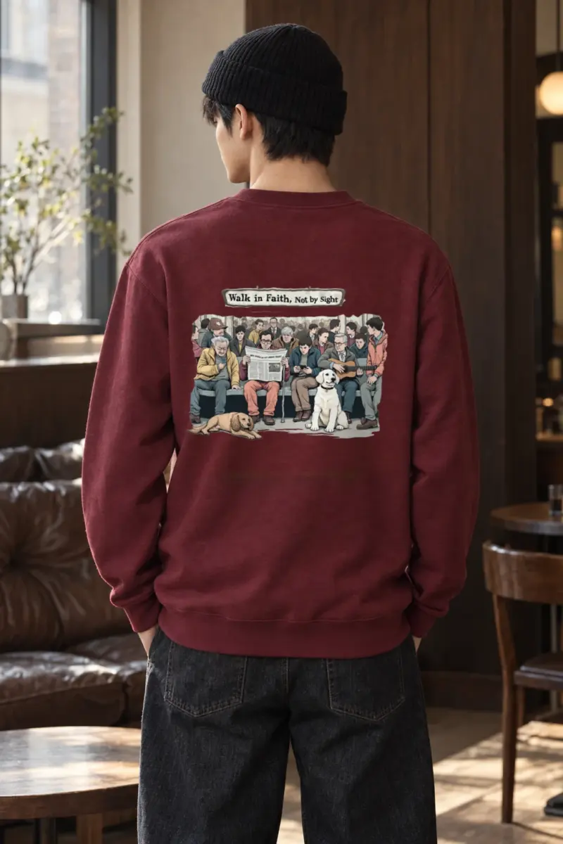 "Rush Hour Reflections" Heavy Blend Unisex Crewneck Sweatshirt | Gildan 18000