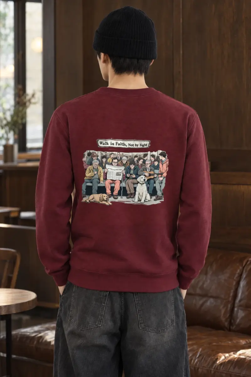 "Rush Hour Reflections" Heavy Blend Unisex Crewneck Sweatshirt