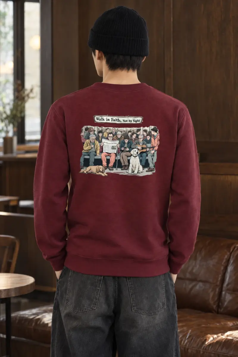 "Rush Hour Reflections" Heavy Blend Unisex Crewneck Sweatshirt