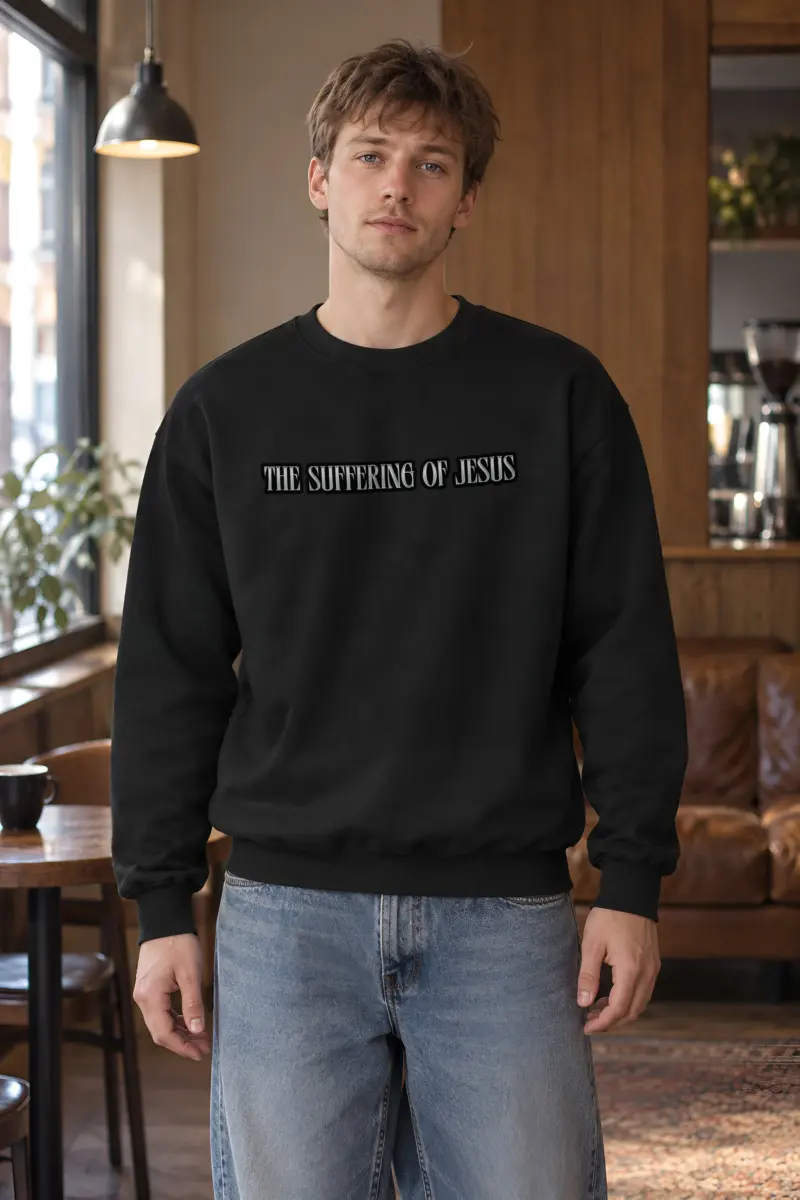 "Sacred Burden" Heavy Blend Unisex Crewneck Sweatshirt