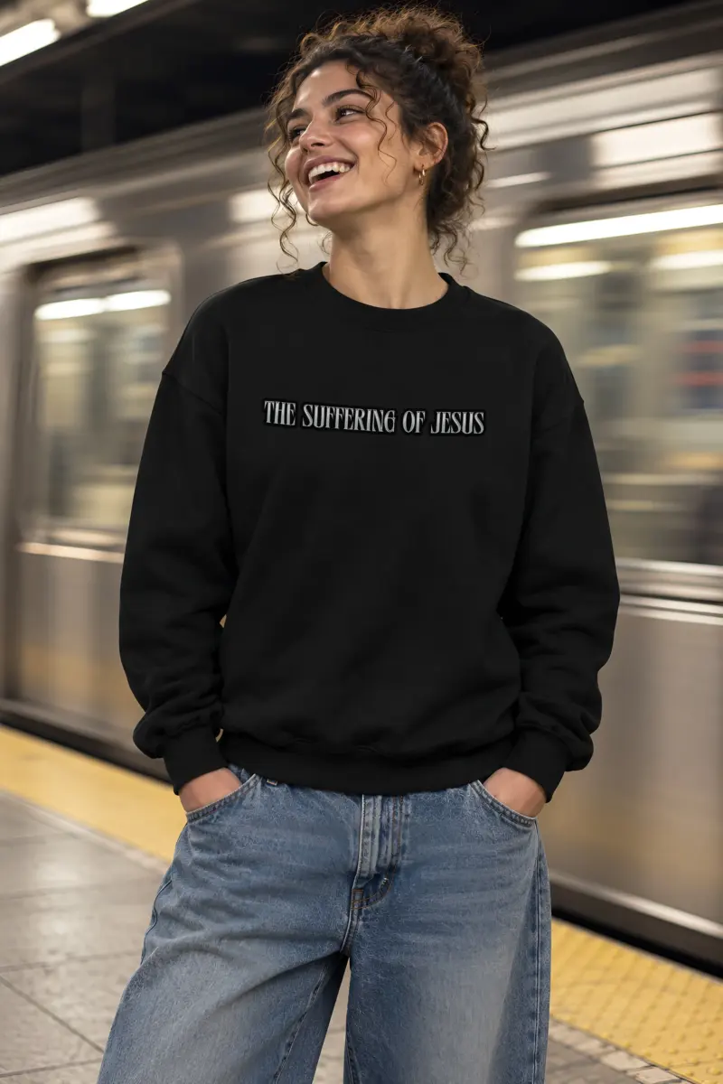 "Sacred Burden" Heavy Blend Unisex Crewneck Sweatshirt