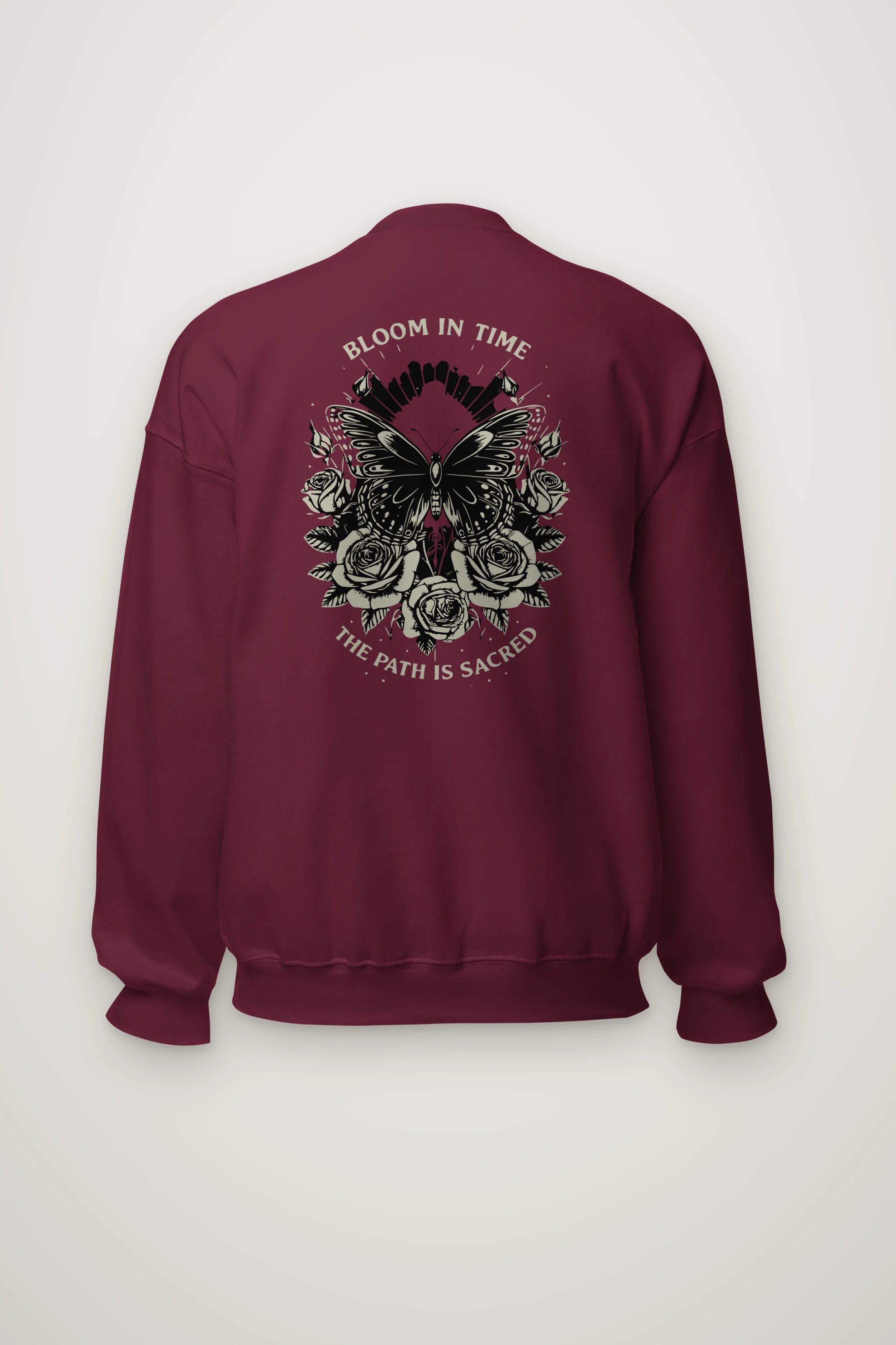 "Sacred Garden Flight" Heavy Blend Unisex Crewneck Sweatshirt