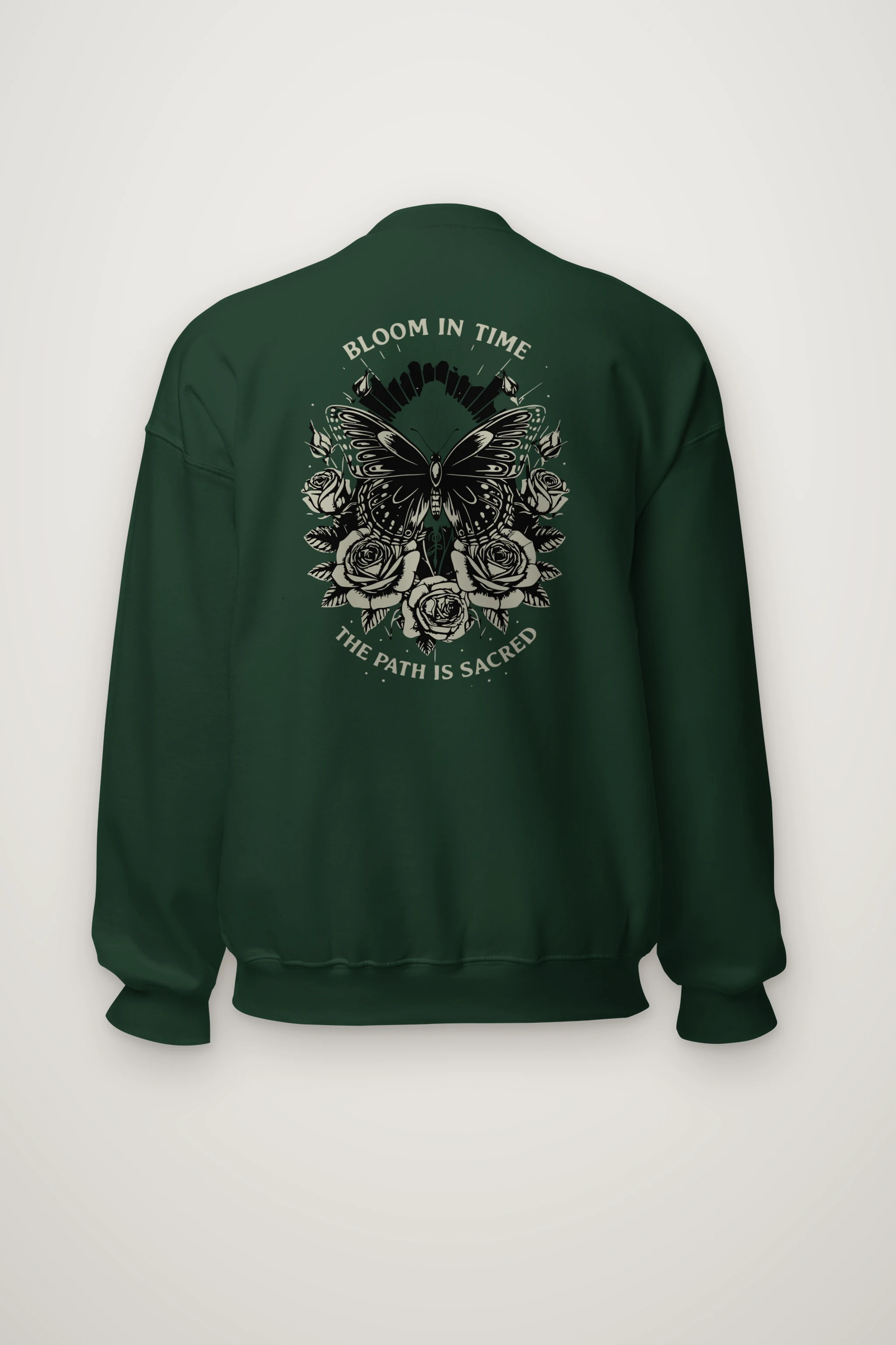"Sacred Garden Flight" Heavy Blend Unisex Crewneck Sweatshirt