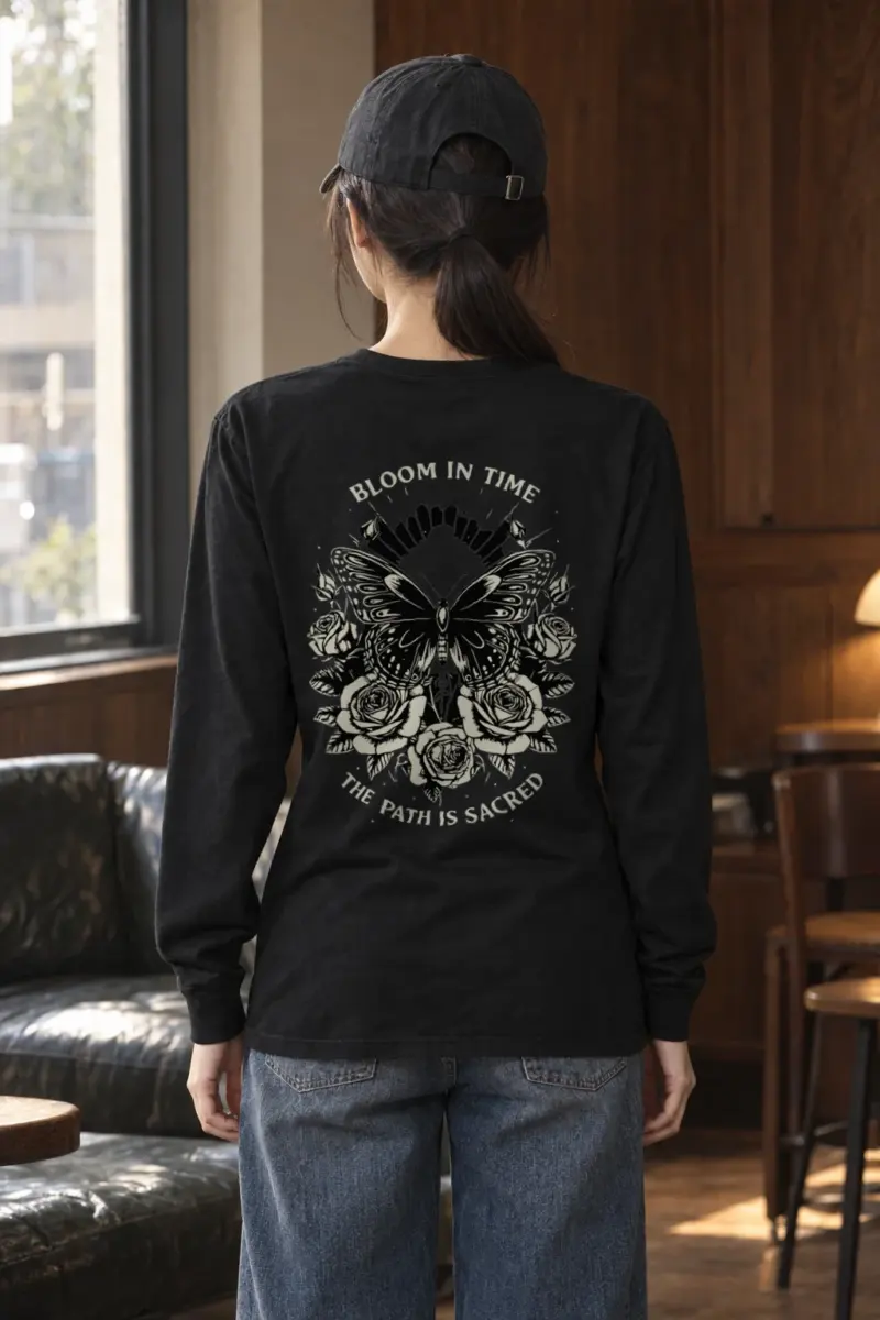 "Sacred Garden Flight" Unisex Longsleeve T-shirt