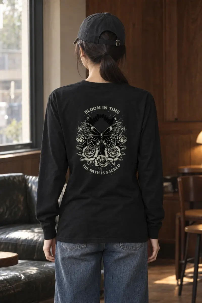 "Sacred Garden Flight" Unisex Longsleeve T-shirt