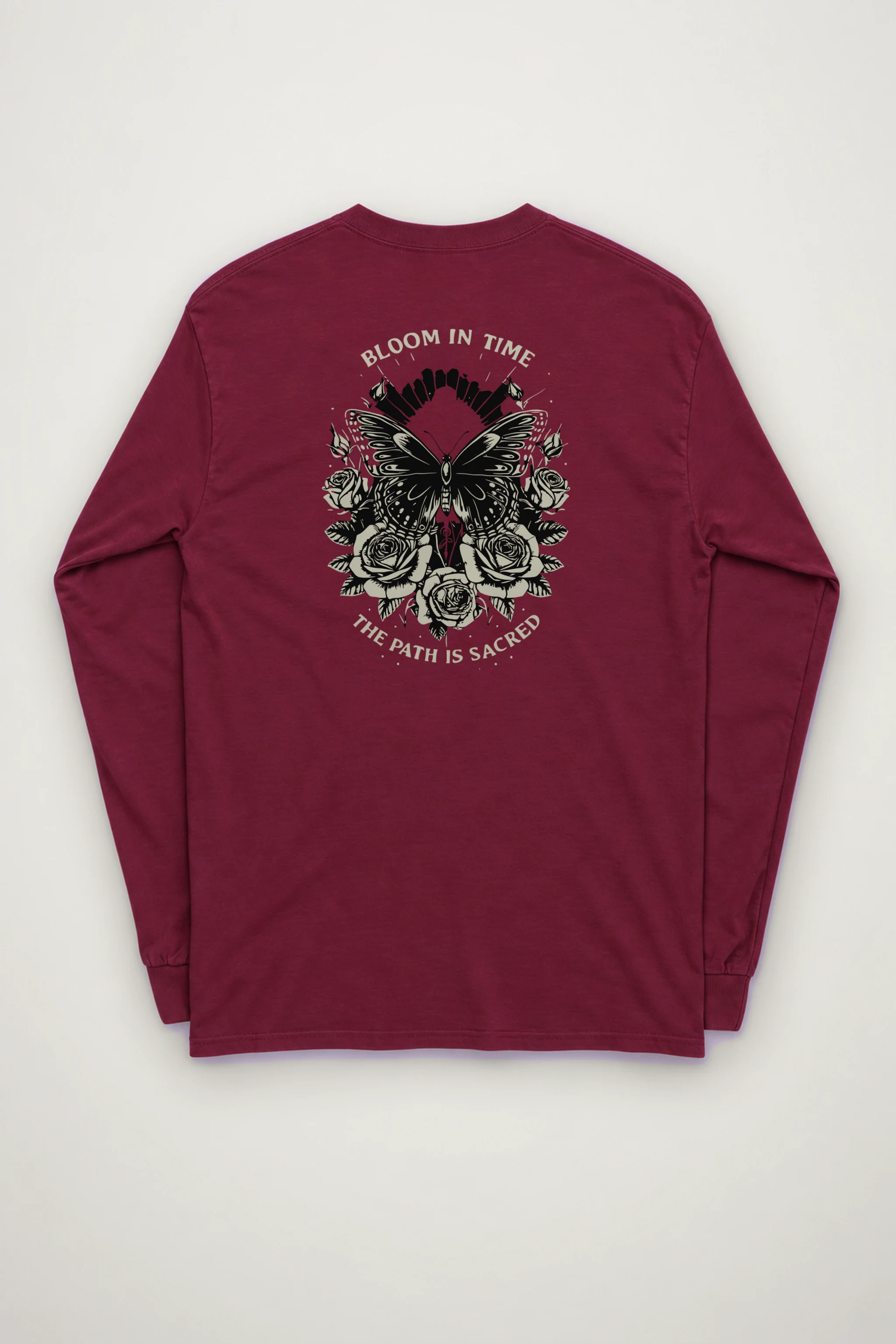 "Sacred Garden Flight" Unisex Longsleeve T-shirt