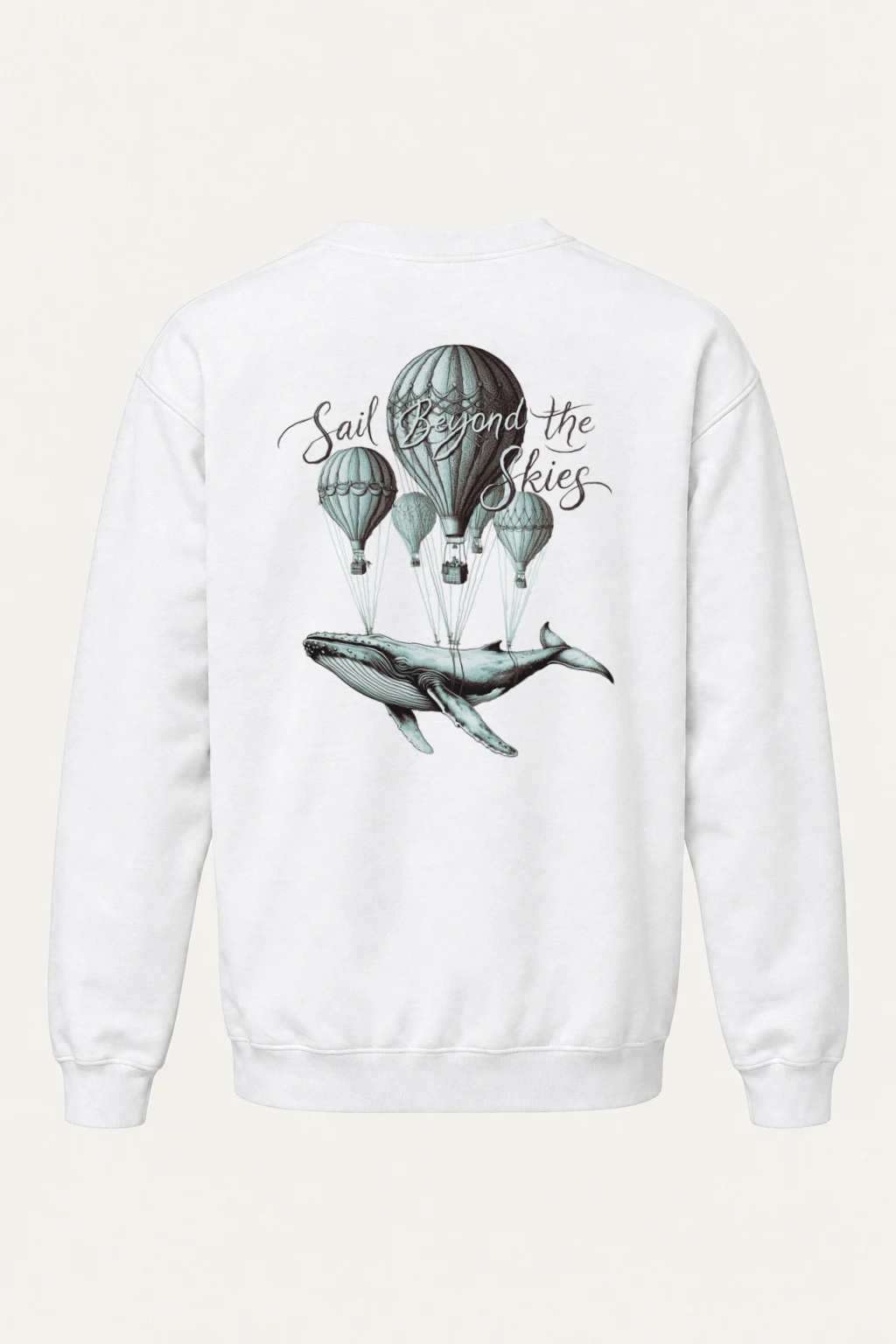 "Sail Beyond the Skies" Heavy Blend Unisex Crewneck Sweatshirt | Gildan 18000